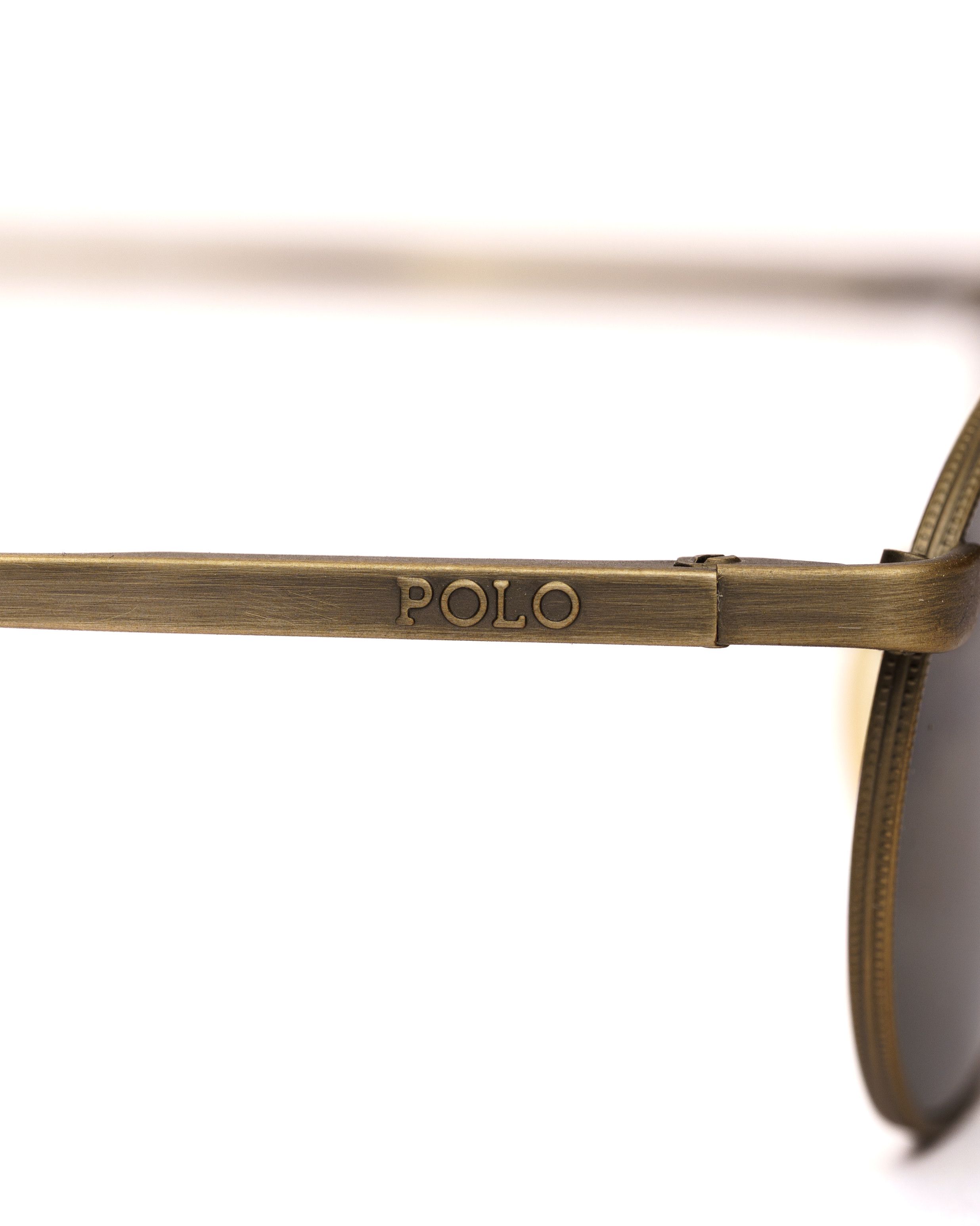 Polo Ralph Lauren Polo Ralph Lauren '90s Antique Brown Oval Sunglasses Size ONE SIZE - 3 Thumbnail