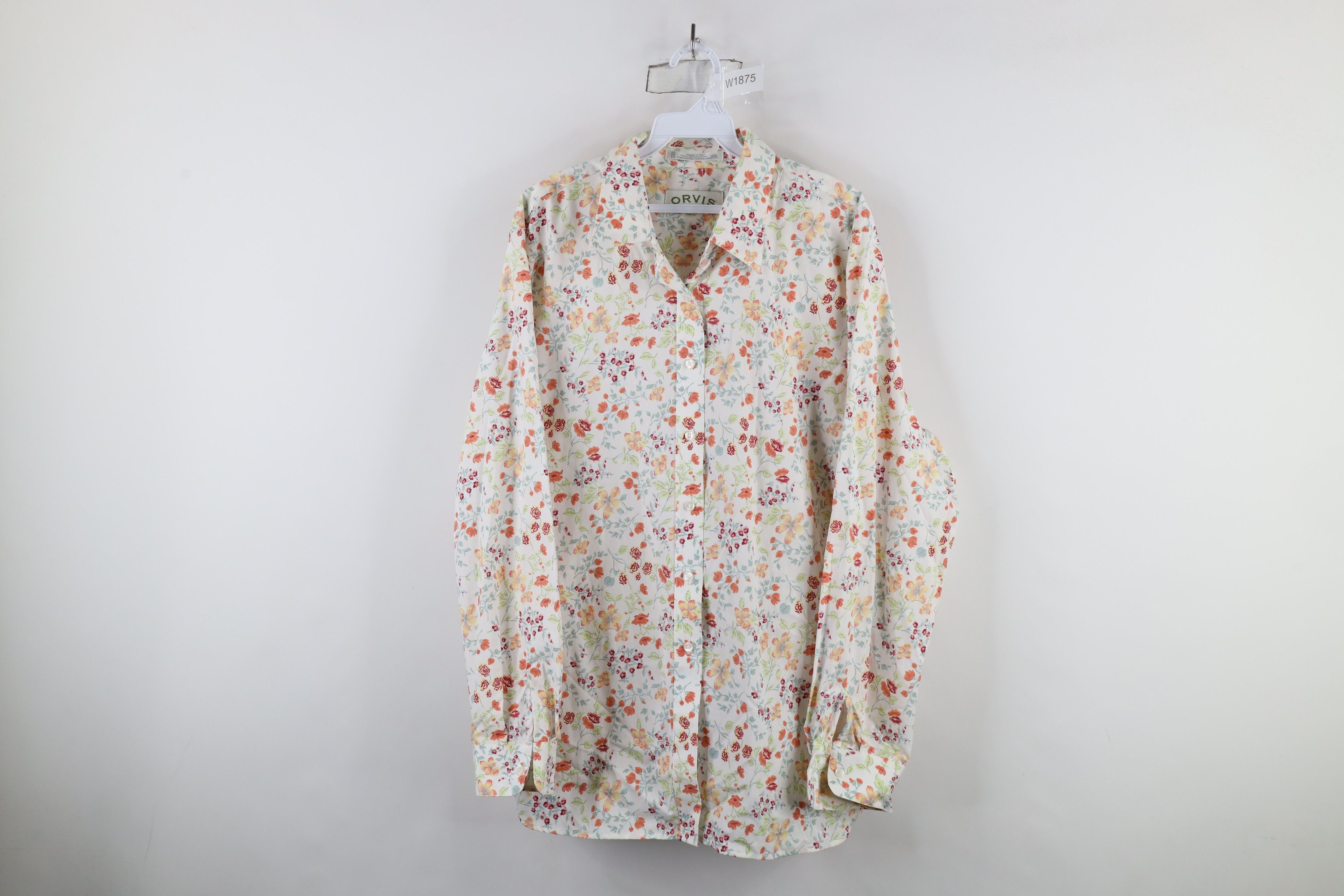 Orvis × Vintage Vintage 90s Orvis Over Print Collared Button Shirt Cotton Size 3XL / US 20-22 - 1 Thumbnail
