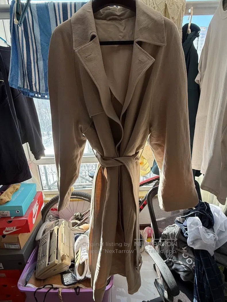 The Row The Row Trench coat beige linen wool Size M / US 6-8 / IT 42-44 - 8 Thumbnail