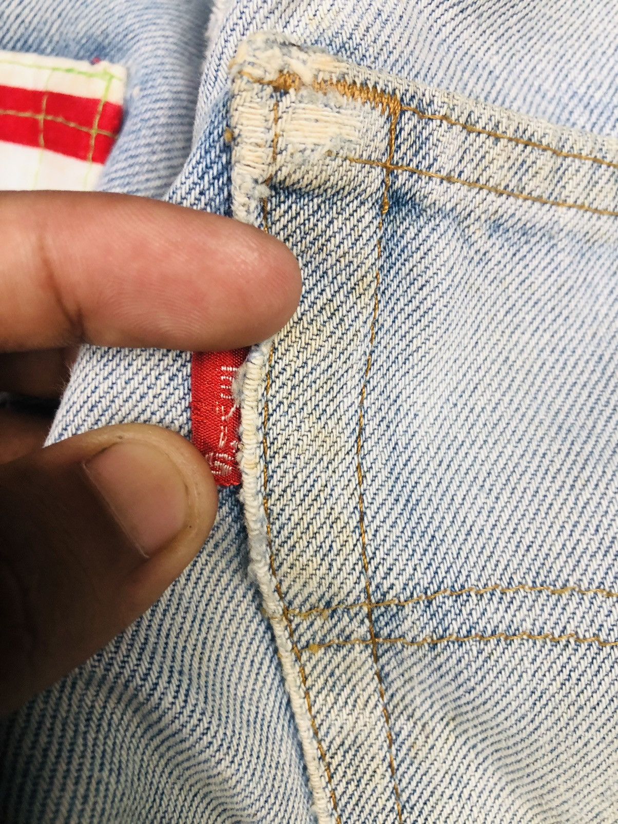 Levi's RARE VINTAGE Levi's 501 Custom Distressed Jeans (40) Size US 30 / EU 46 - 18 Thumbnail