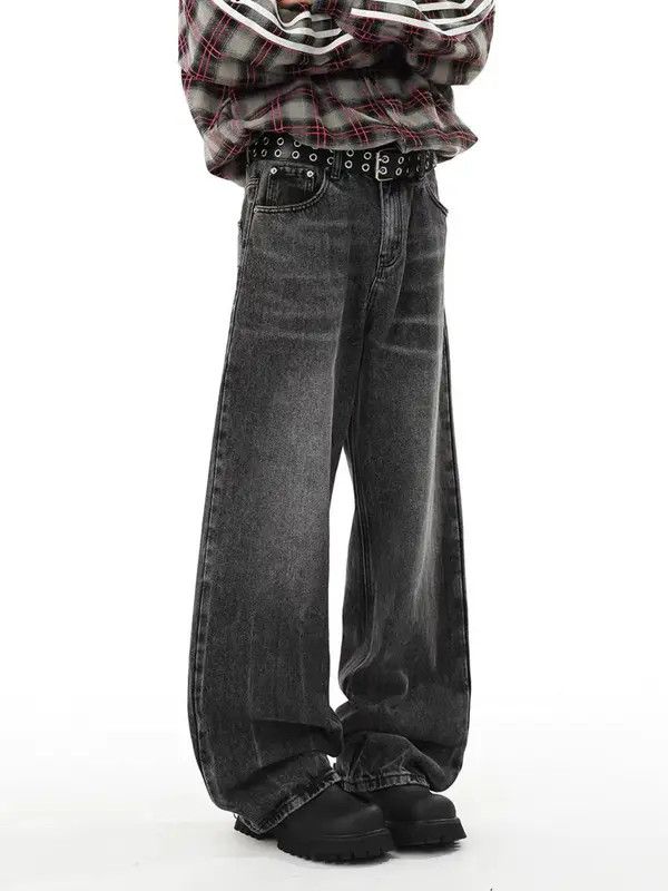 VIBE Washed street hip hop Y2K baggy vintage jeans Size US 34 / EU 50 - 6 Thumbnail