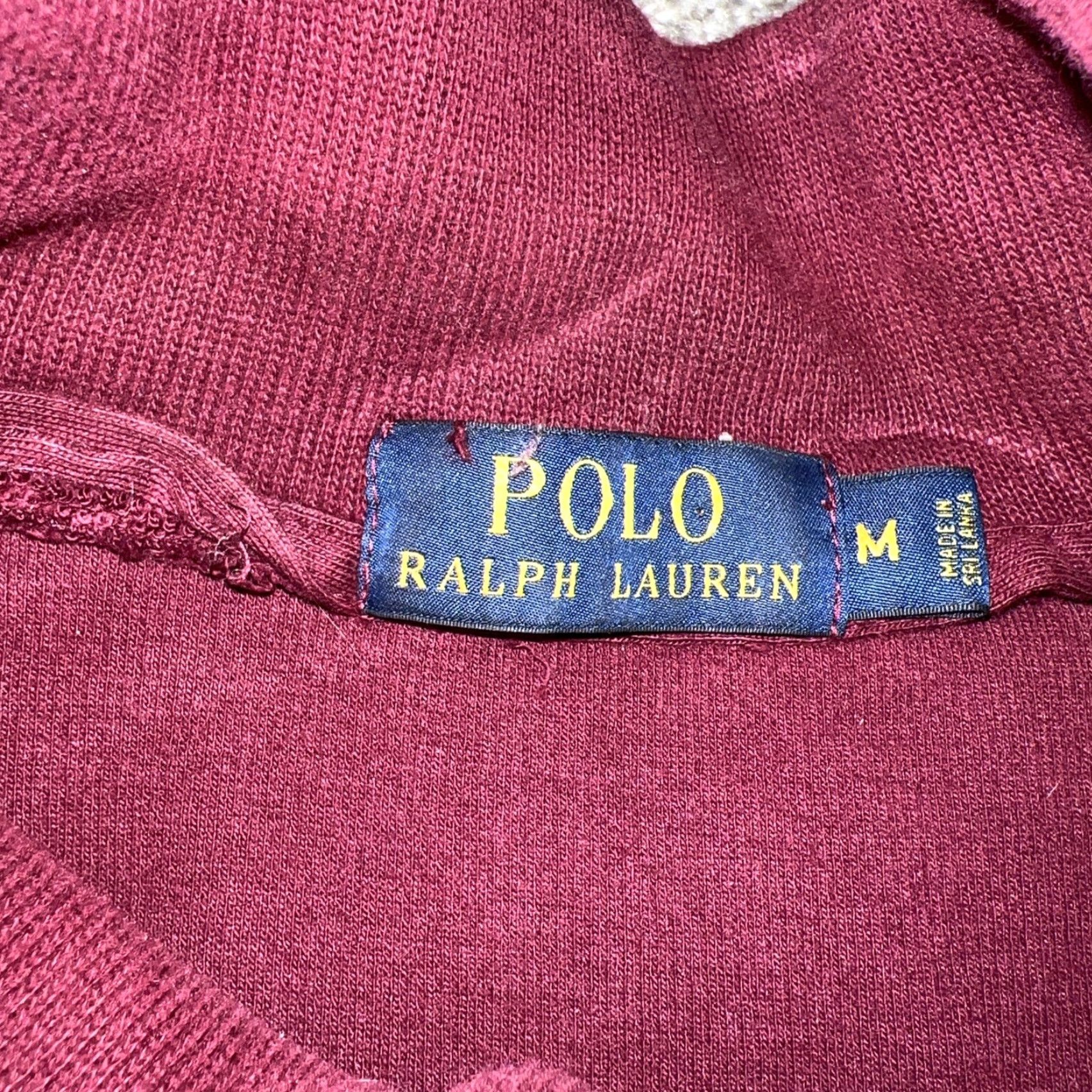 Polo Ralph Lauren Polo Ralph Lauren Sweater M Red Half Zip Pullover Mens Size US M / EU 48-50 / 2 - 3 Thumbnail