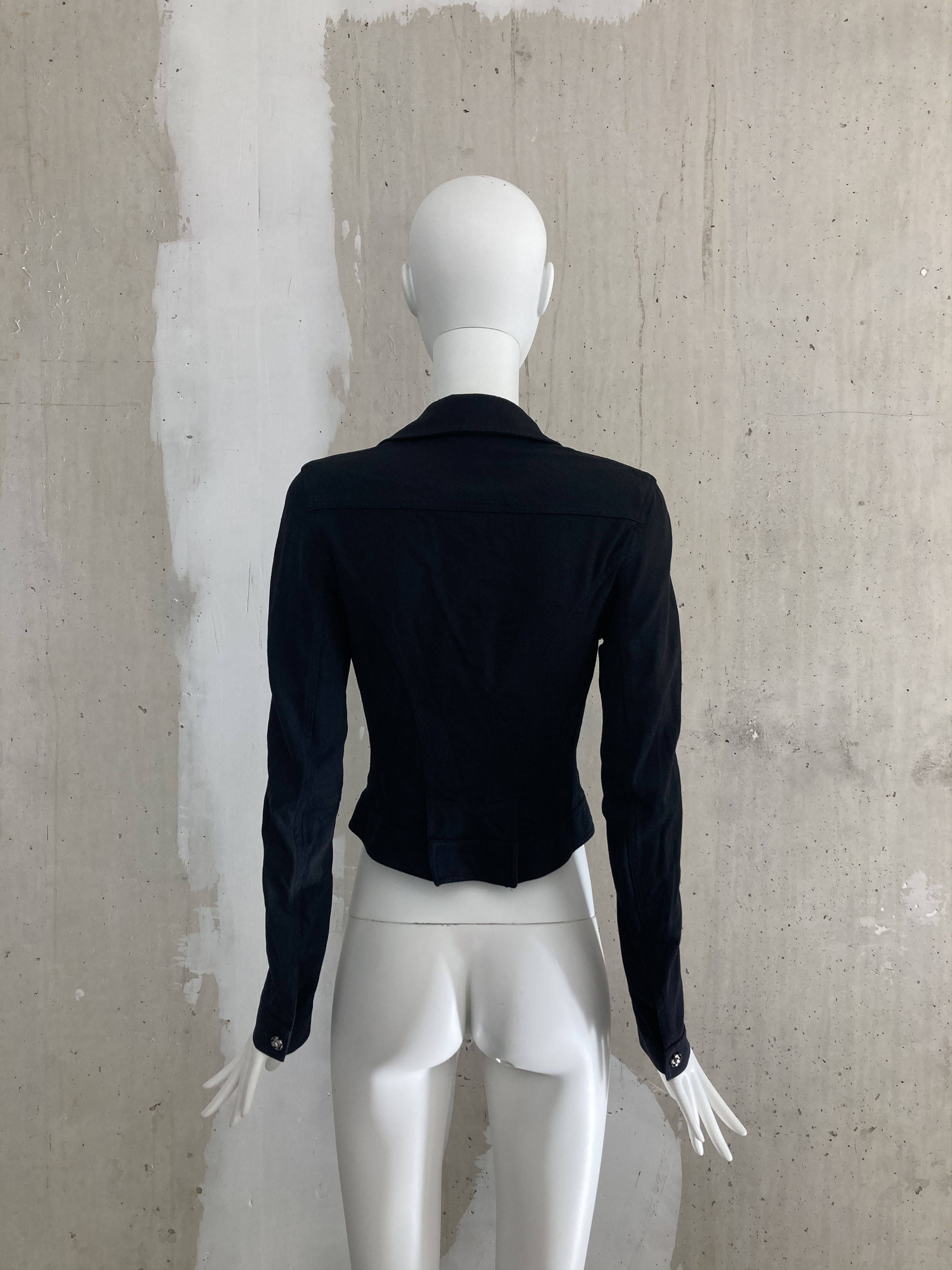 John Galliano FW2001 Archive Snap Button Jacket Size XS / US 0-2 / IT 36-38 - 3 Thumbnail