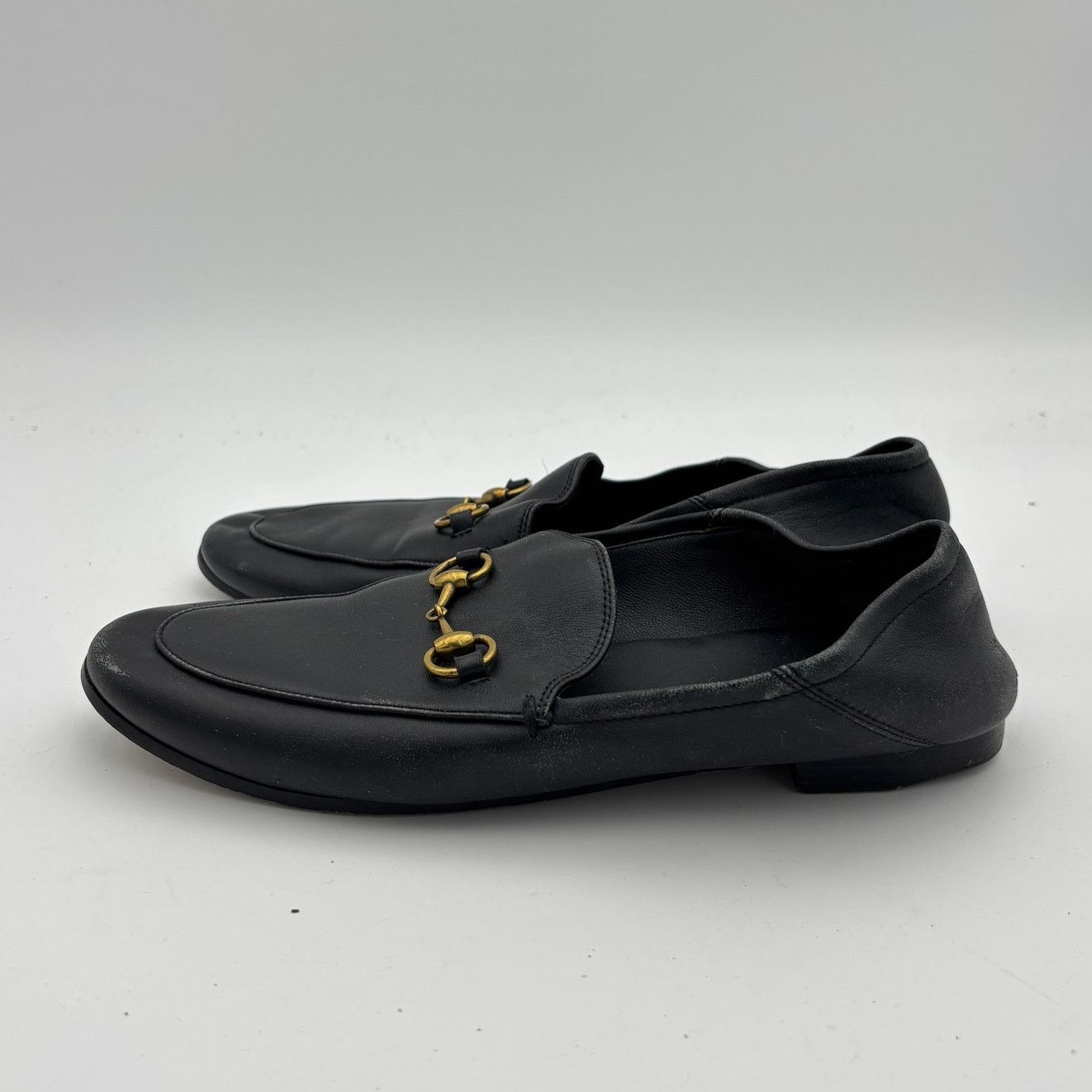 Gucci GUCCI Jordaan Horse Bit Slip On Penny Loafers 37 US 7 Size US 7 / IT 37 - 5 Thumbnail