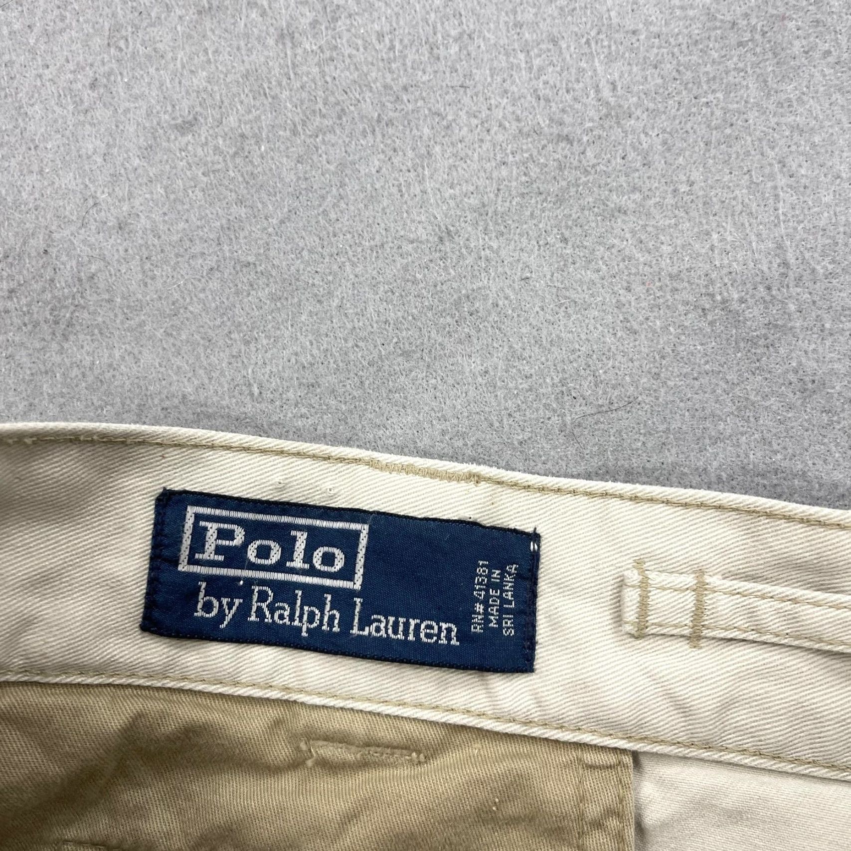 Polo Ralph Lauren VINTAGE Polo Ralph Lauren Pants Cargo Relaxed Fit 34x31 Beige Men Size US S / EU 44-46 / 1 - 6 Thumbnail