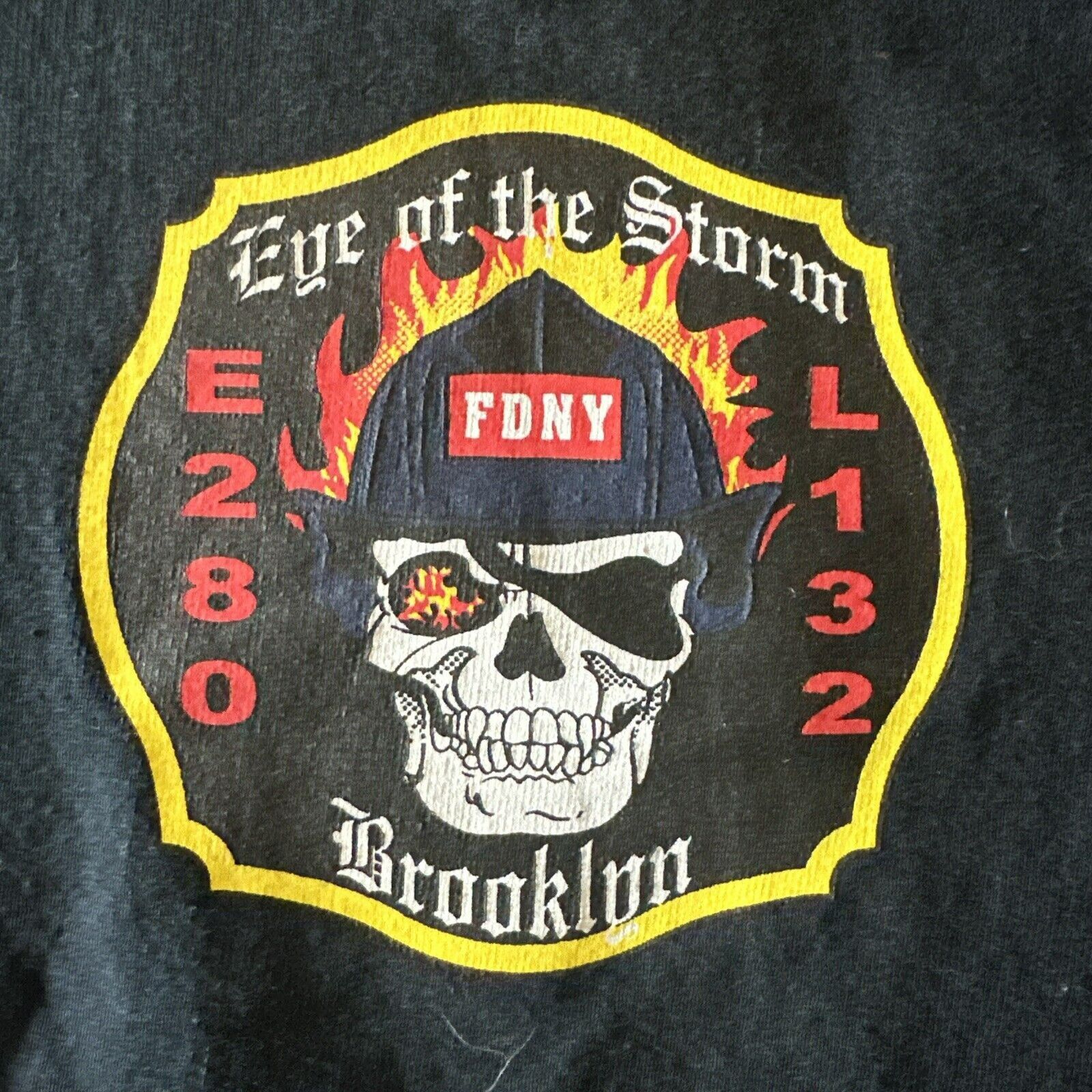 Other Firefighter FDNY Engine 280 Ladder 132 Brooklyn T Shirt Size ...