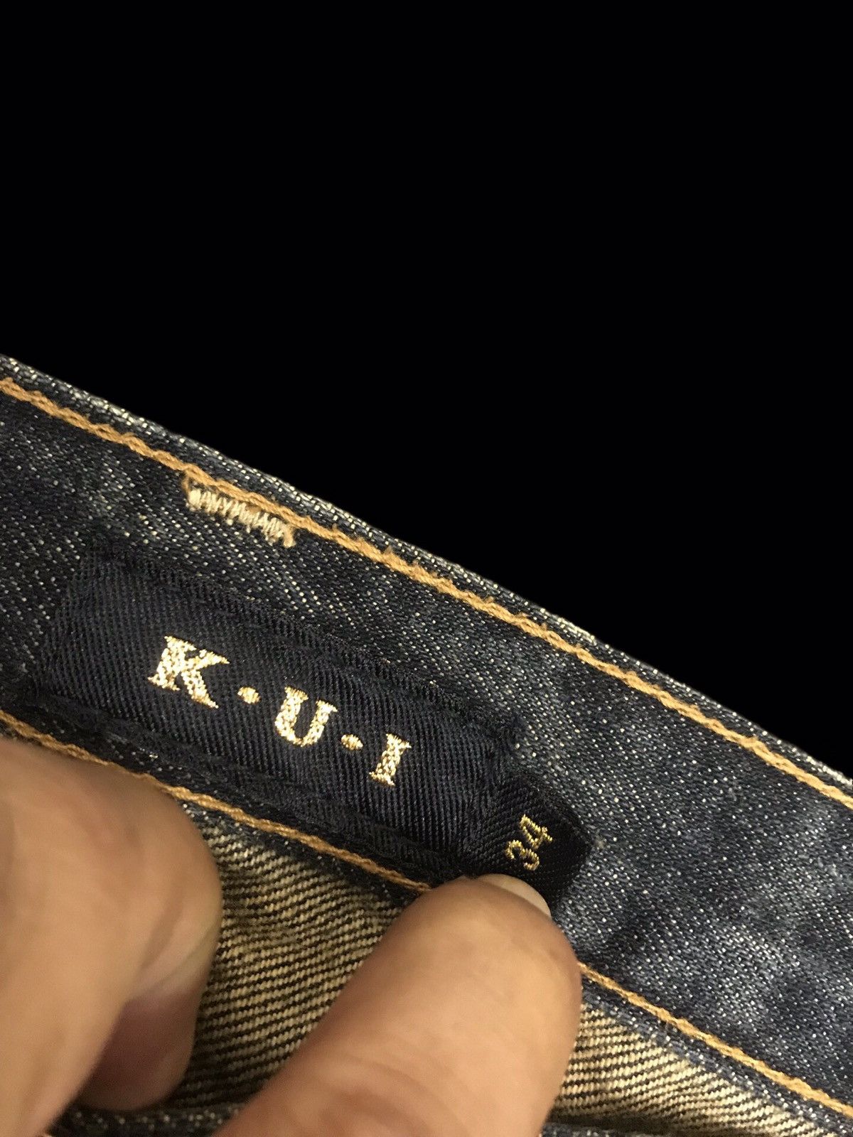 Seditionaries 💥FLARE💥K.U.I Distressed Painter Flare Denim F143 Size US 33 - 11 Thumbnail
