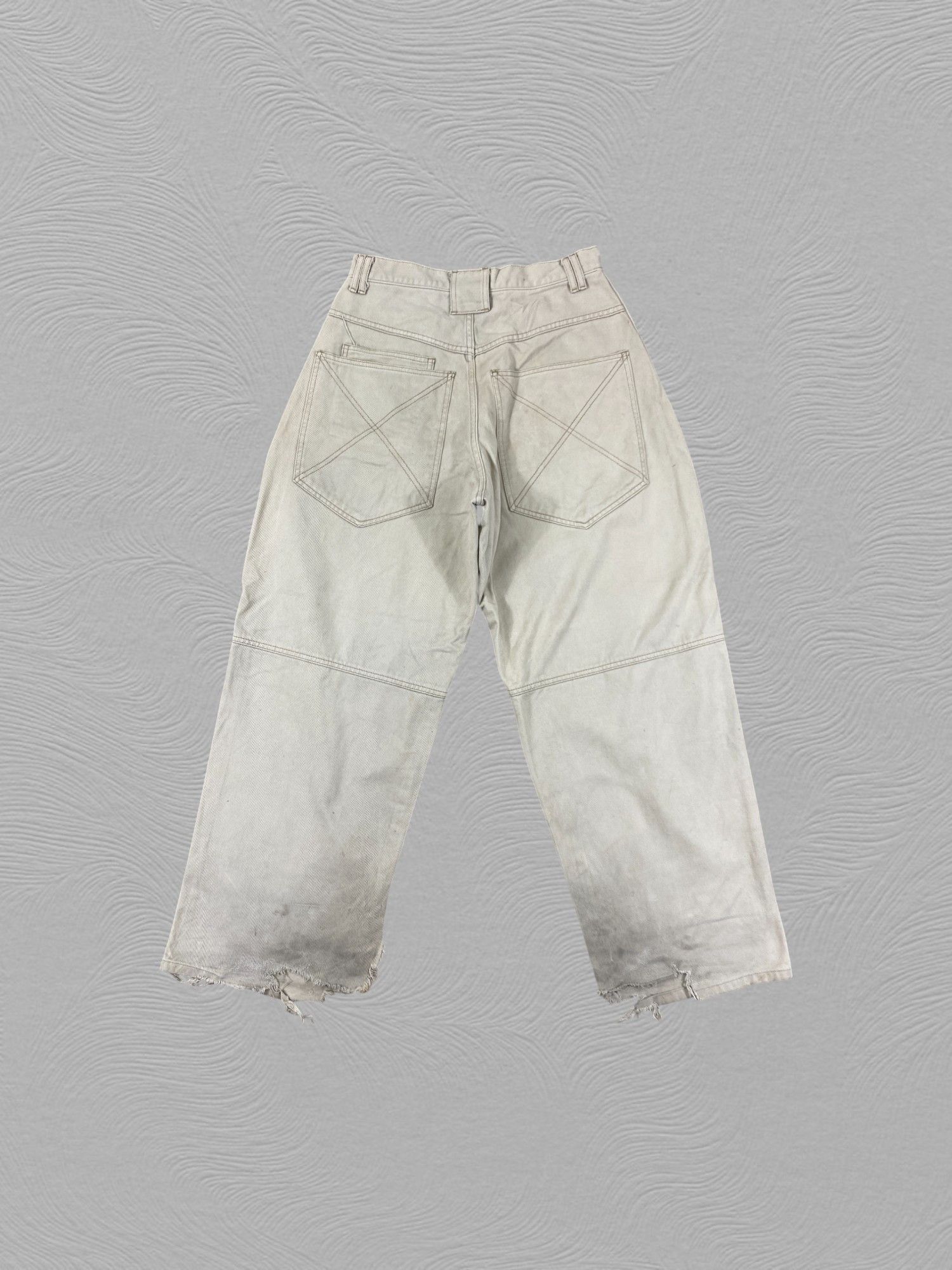 Japanese Brand Vintage Distressed Baggy/Balloon Jeans 30x29 Denim- JN3931 Size US 30 / EU 46 - 2 Thumbnail