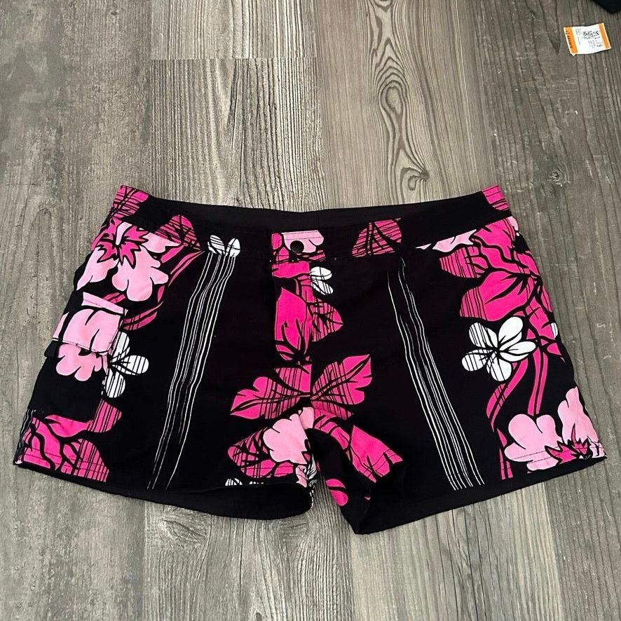 Other op pink black reversible floral swim shorts Size M / US 6-8 / IT 42-44 - 2 Thumbnail
