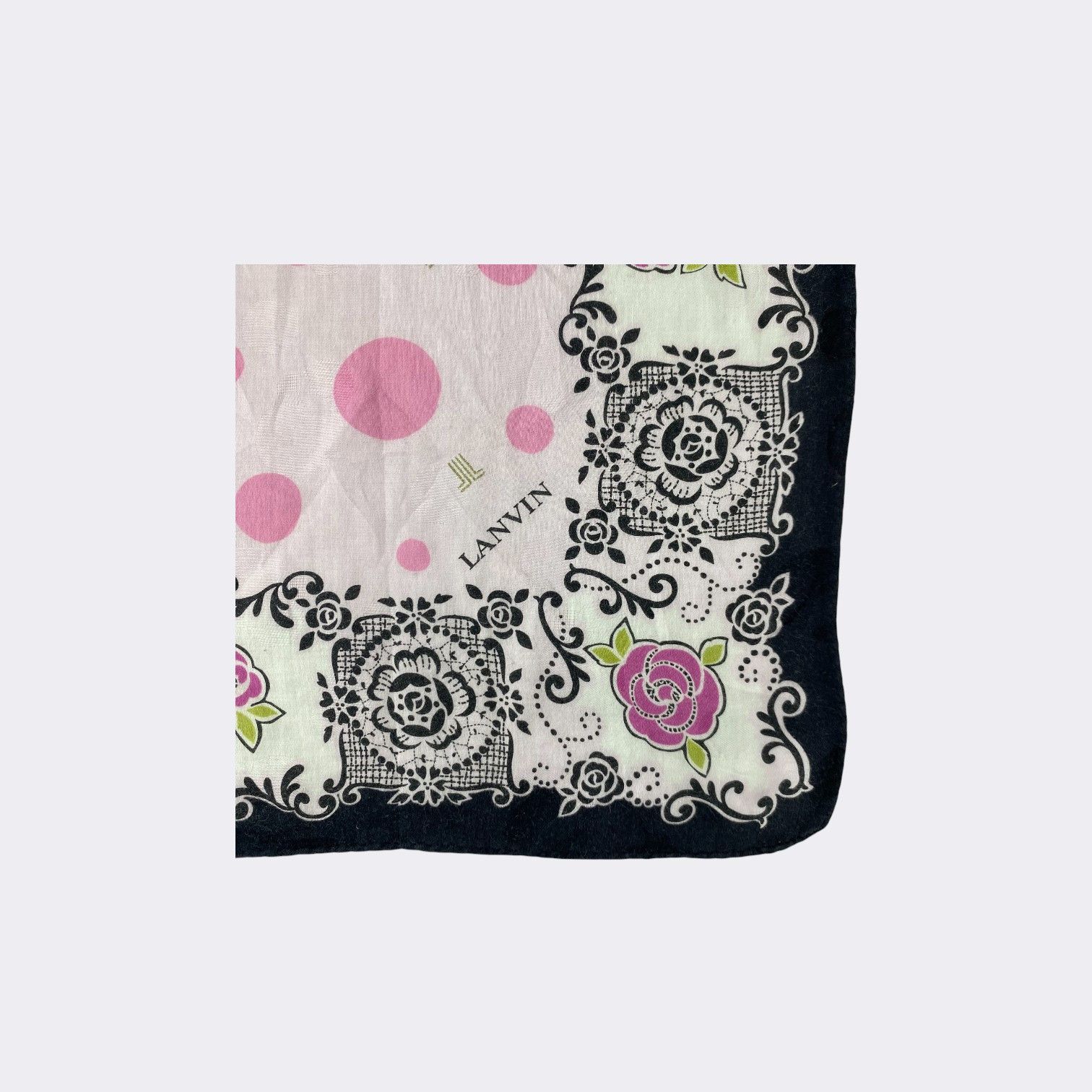 Lanvin Vintage Lanvin Handkerchief Neckerchief Bandana H429Q Size ONE SIZE - 3 Thumbnail