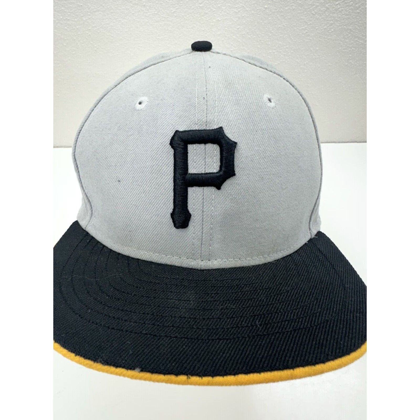 New Era New Era Pittsburgh Pirates MLB Hat Snapback Gray Canvas One Size Men Adjustable Breathable Lightweight casual, sport Classic - Flatbrim Size ONE SIZE - 2 Thumbnail