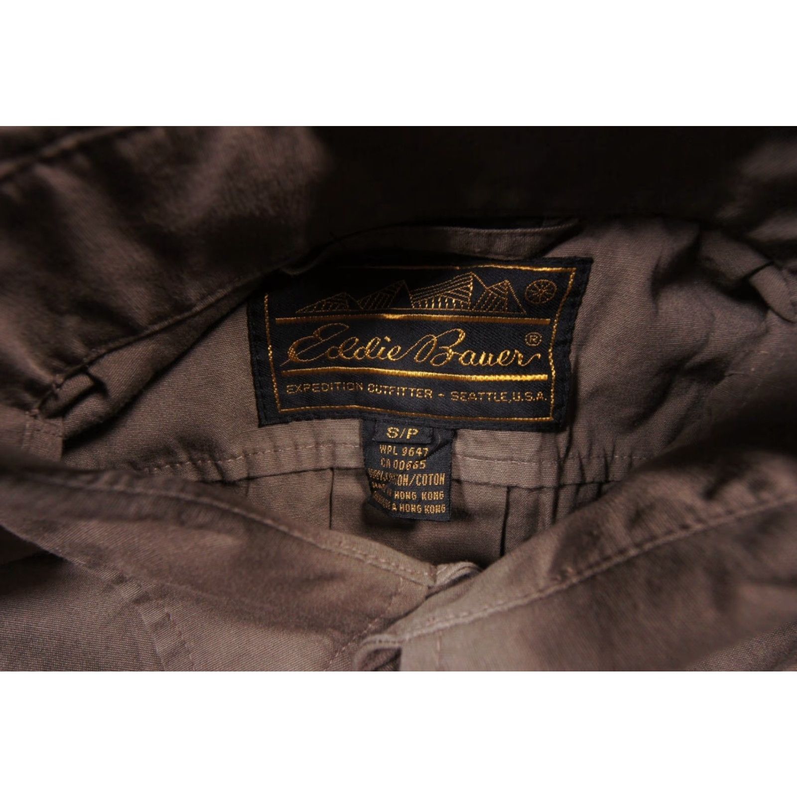 Eddie Bauer VINTAGE Eddie Bauer Shirt Mens Small Brown Button Down Safari Utility Hunt Adult Size US S / EU 44-46 / 1 - 6 Thumbnail