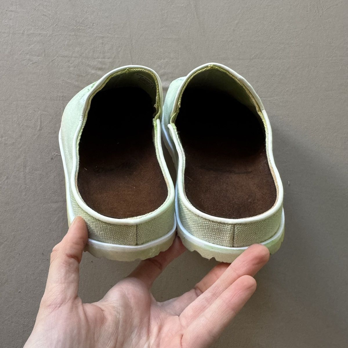 Other date me just for practice canvas leather clogs Size US 10 / IT 40 - 9 Thumbnail