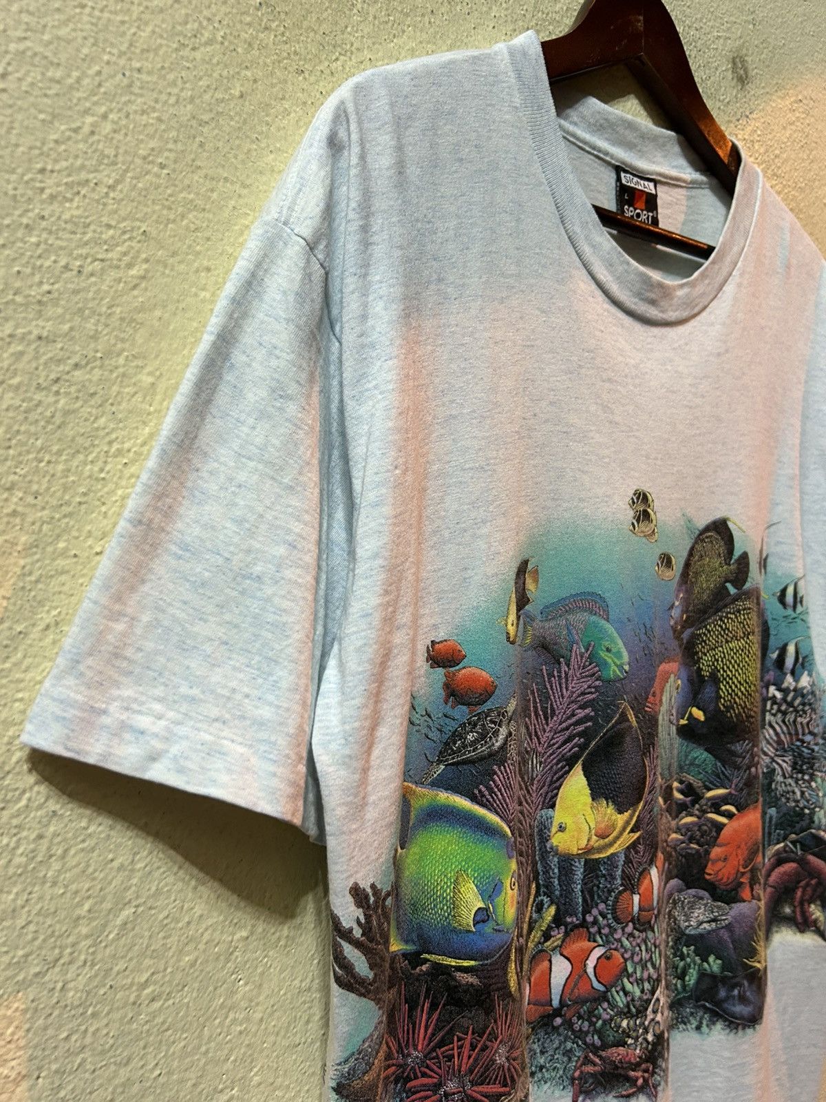 Habitat × Signal Sport Vintage Saipan Island Aqua Marine Habitat Tshirt Size US L / EU 52-54 / 3 - 6 Thumbnail