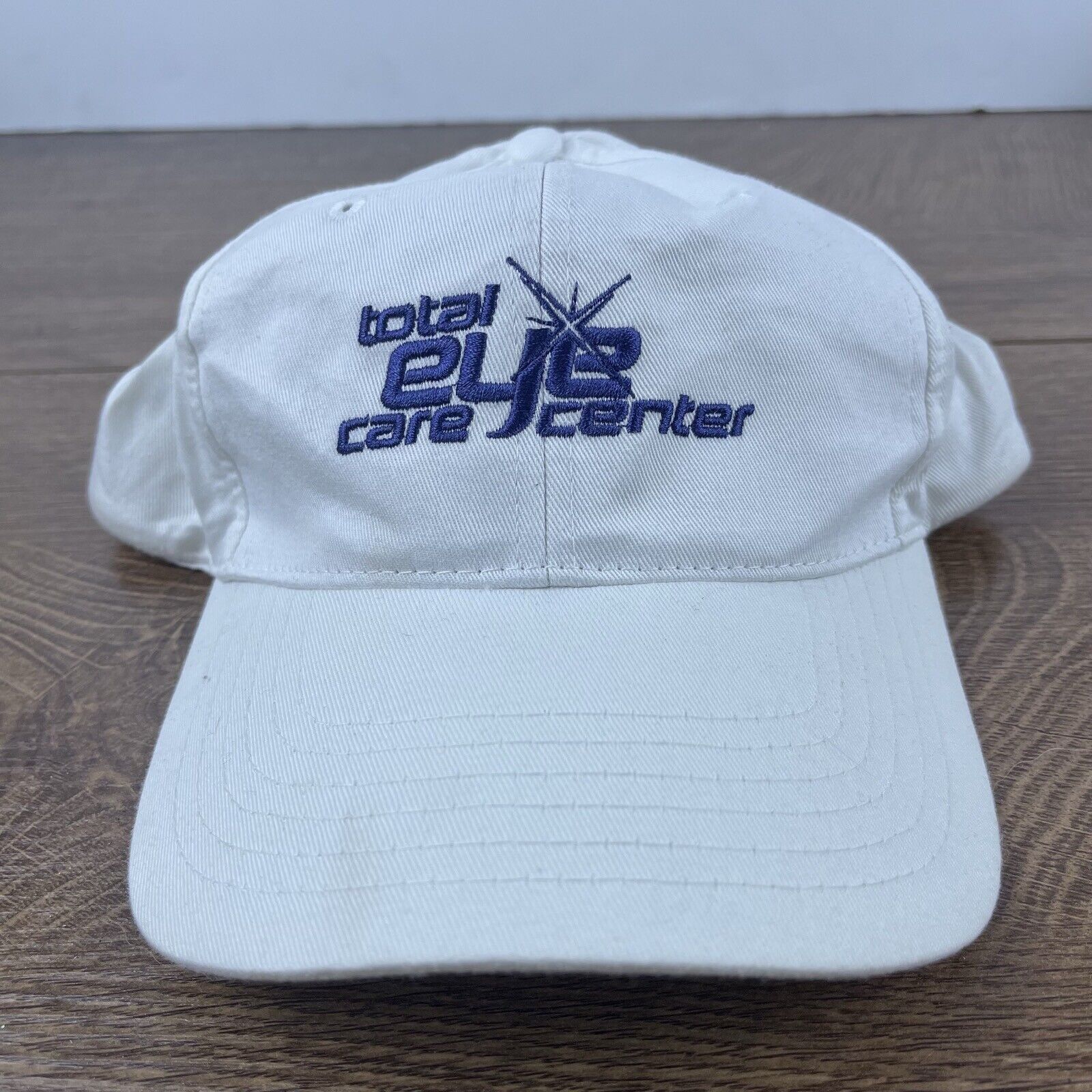 Other Total Eye Care Center Hat Snapback Hat White Adjustable Hat Size ONE SIZE - 2 Thumbnail