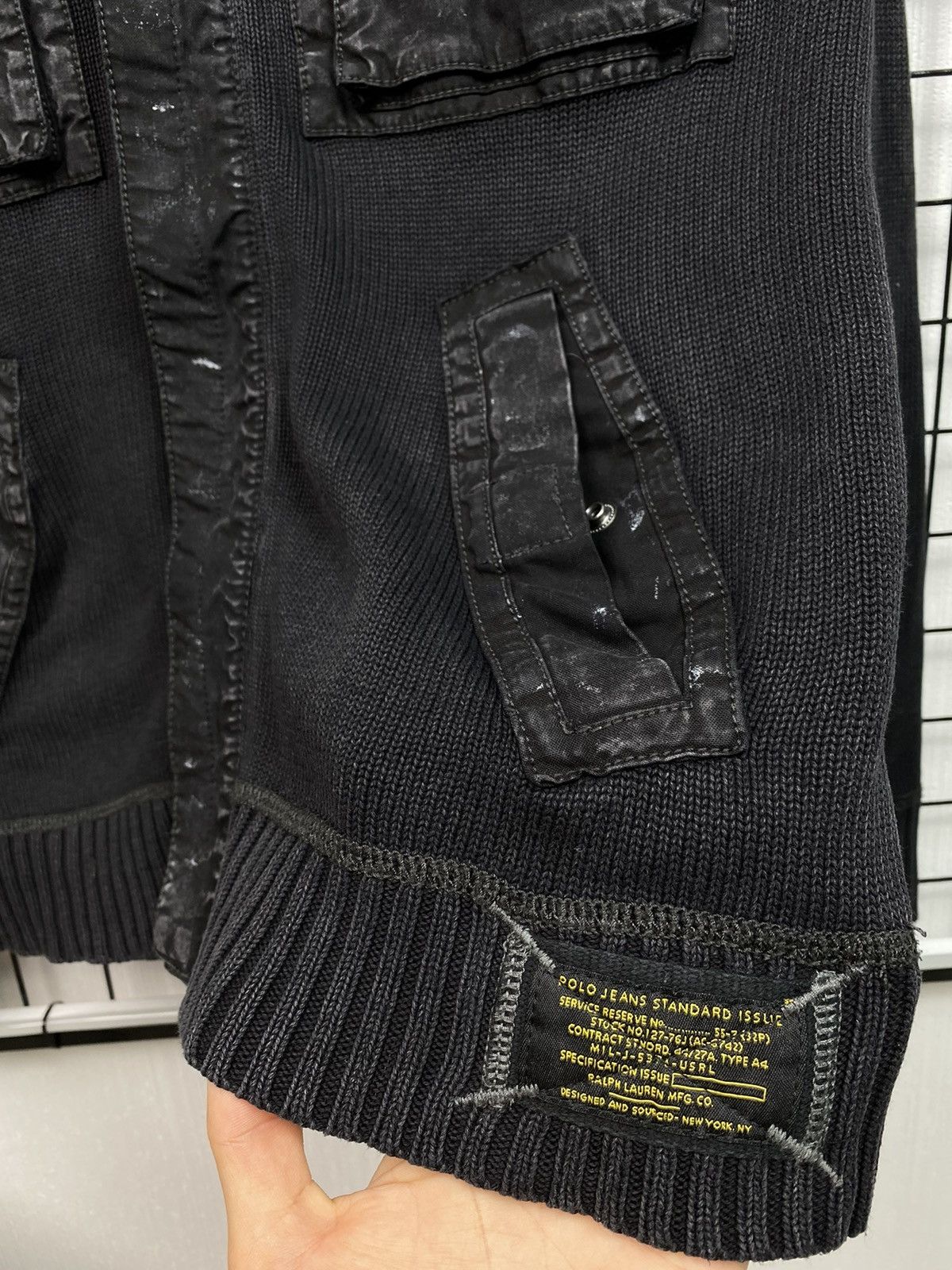 Lauren Ralph Lauren Polo Jeans Company Ralph Lauren Zip Knit Sweater Men Black S Size US S / EU 44-46 / 1 - 8 Thumbnail
