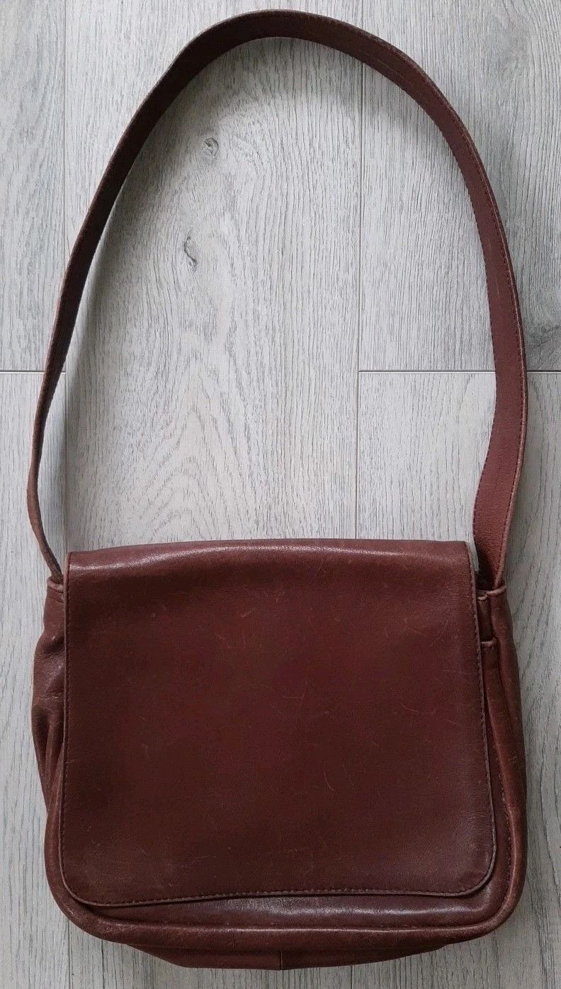 Frank Clegg Frank Clegg Brown Leather Messenger Bag Size ONE SIZE - 1 Thumbnail