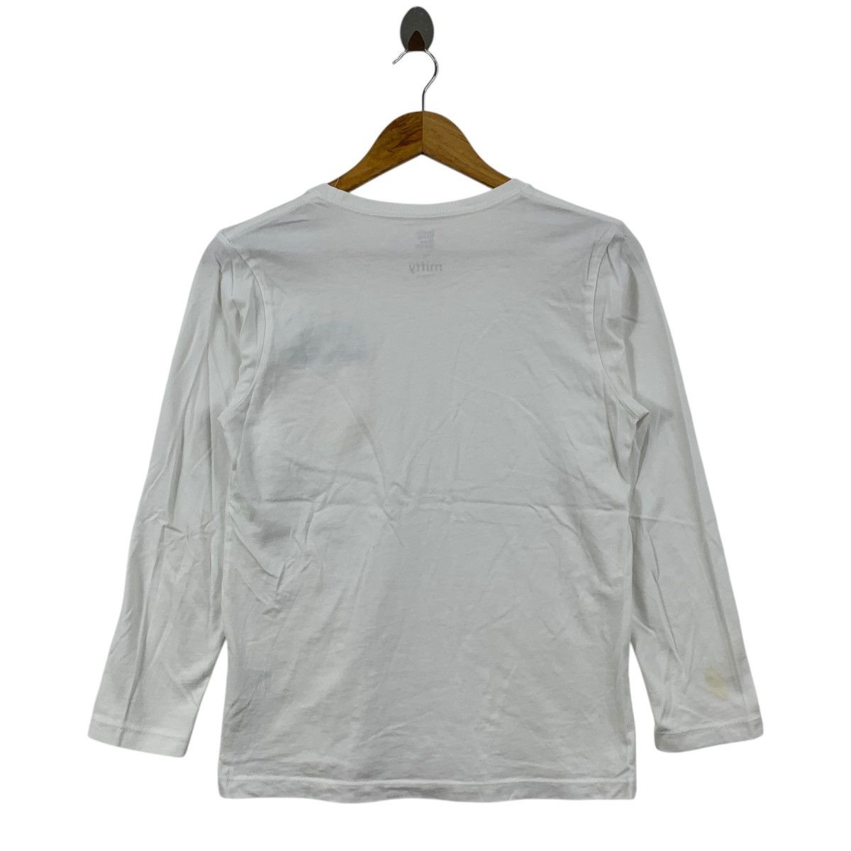 Vintage MIFFY Embroidered Logo On Pockets White Long Sleeve Shirt Size US S / EU 44-46 / 1 - 2 Thumbnail
