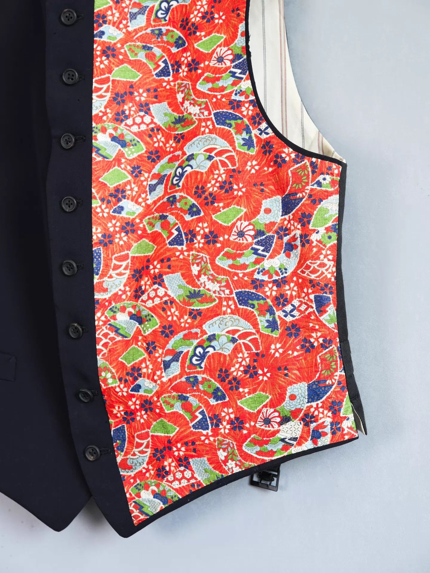 Yohji Yamamoto Yohji Yamamoto 95AW Chiyogami Lucky Motifs Vest Size US M / EU 48-50 / 2 - 3 Thumbnail