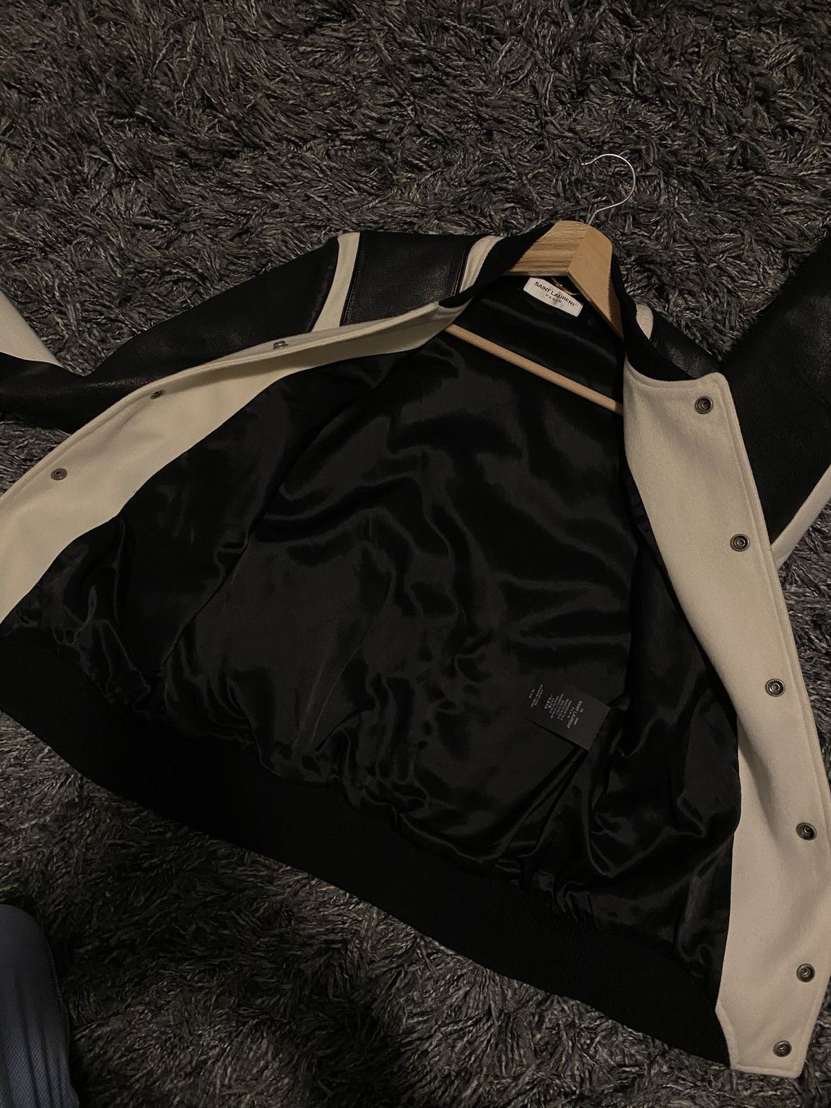 Saint Laurent Paris Saint Laurent Paris Teddy jacket "Heaven" ss17 Size US S / EU 44-46 / 1 - 3 Thumbnail