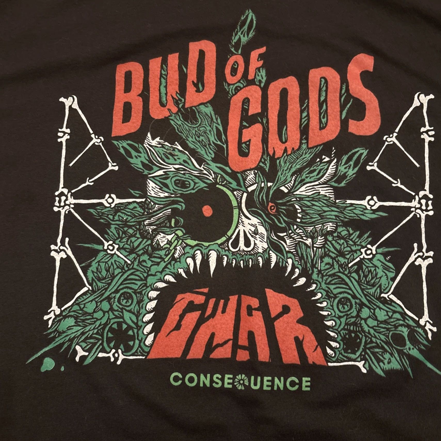 Next Level VINTAGE Gwar Next Level T-Shirt with Mask Heavy Metal Music Black 2XL Mens Size US XXL / EU 58 / 5 - 2 Thumbnail