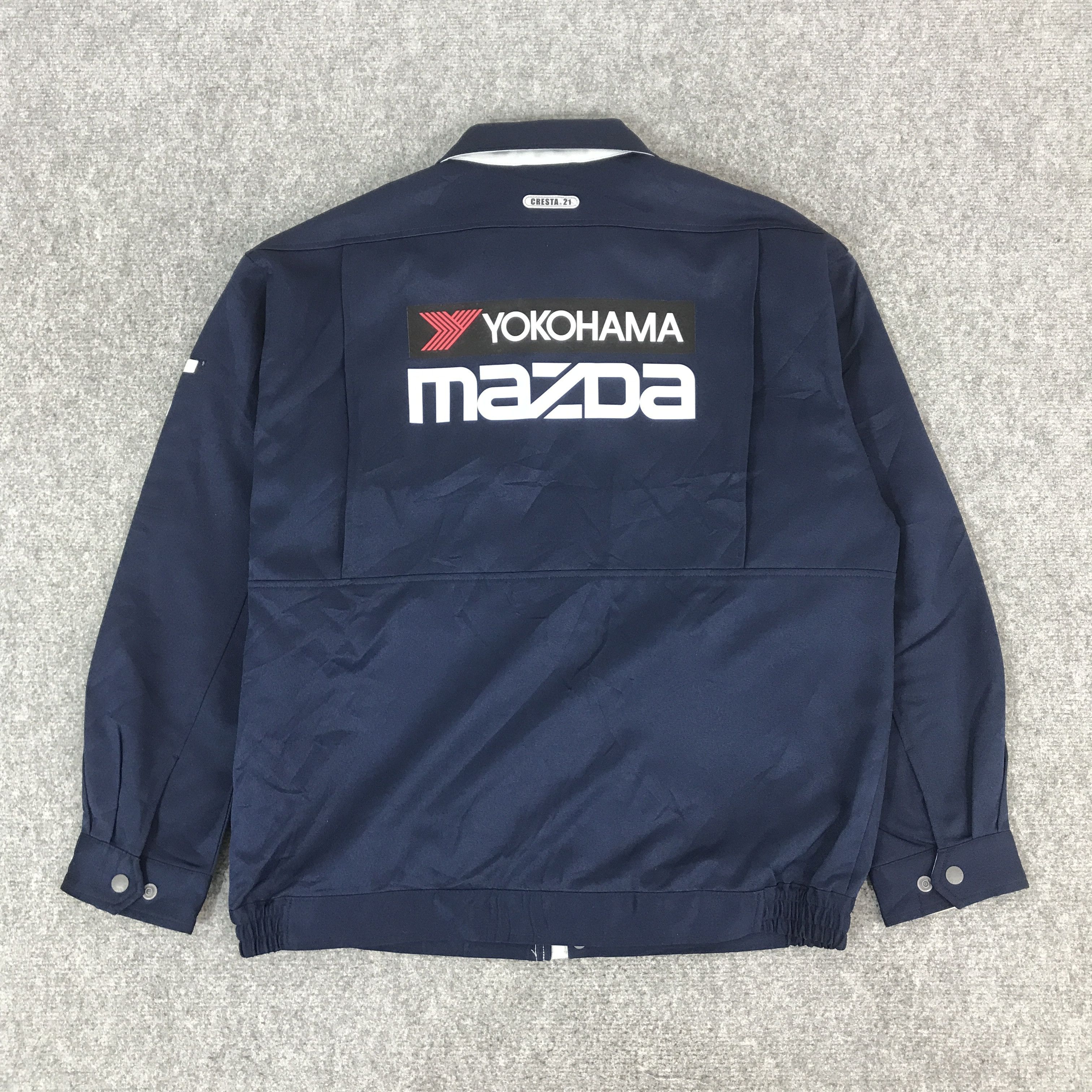Japanese Brand MAZDA RACING TEAM CUSTOM MOTORSPORT JACKET K64B5 Size US L / EU 52-54 / 3 - 1 Thumbnail