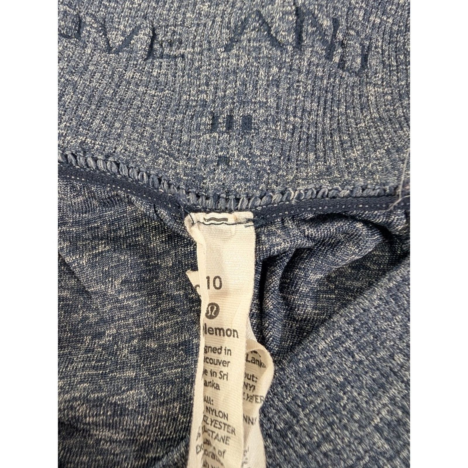 Lululemon lululemon athletica Heathered Navy Blue Pull-On Midi Skirt Size 32" / US 10 / IT 46 - 3 Thumbnail