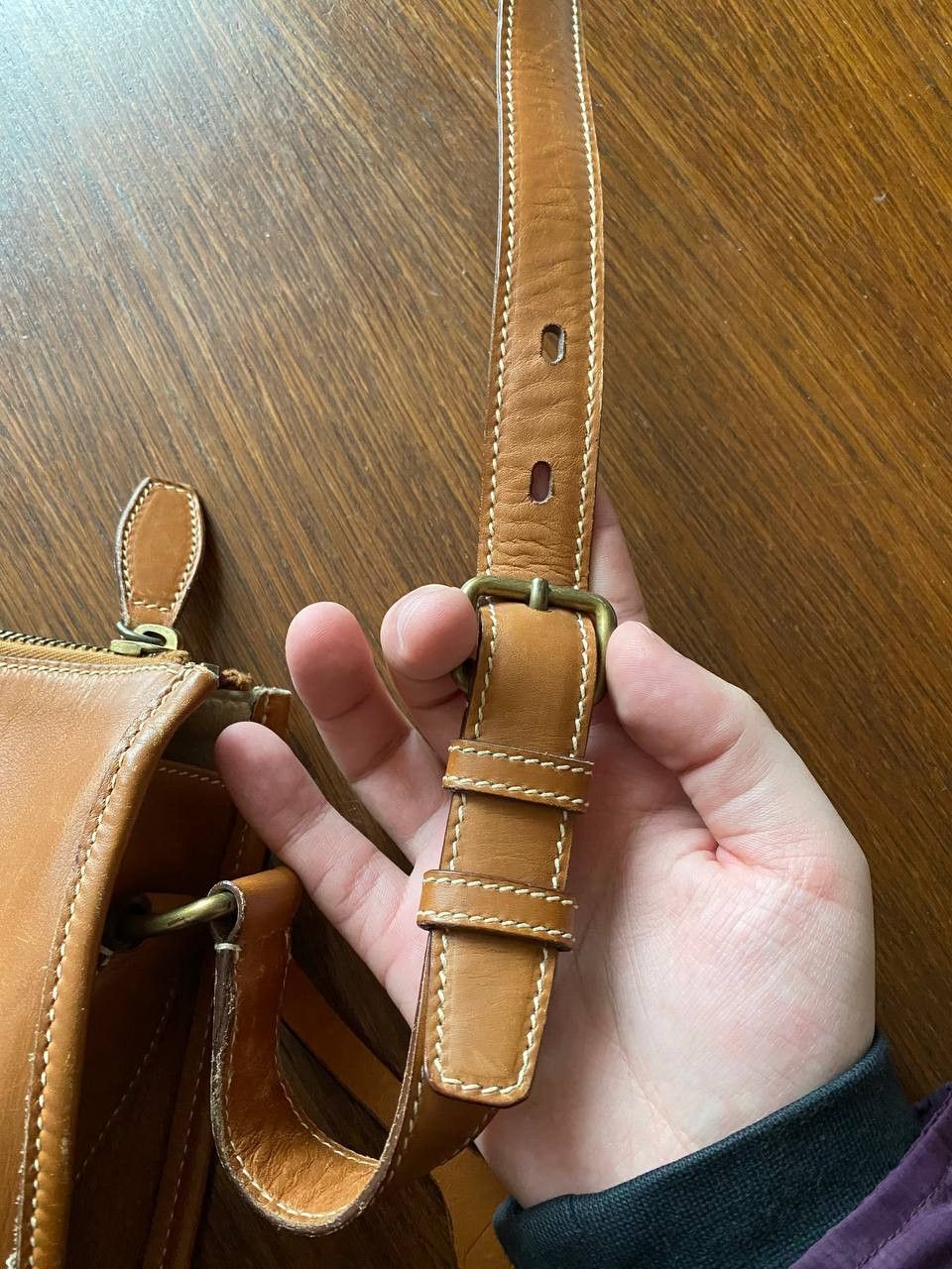 Leather vintage 90s Granello leather bag made in Italy Size ONE SIZE - 3 Thumbnail