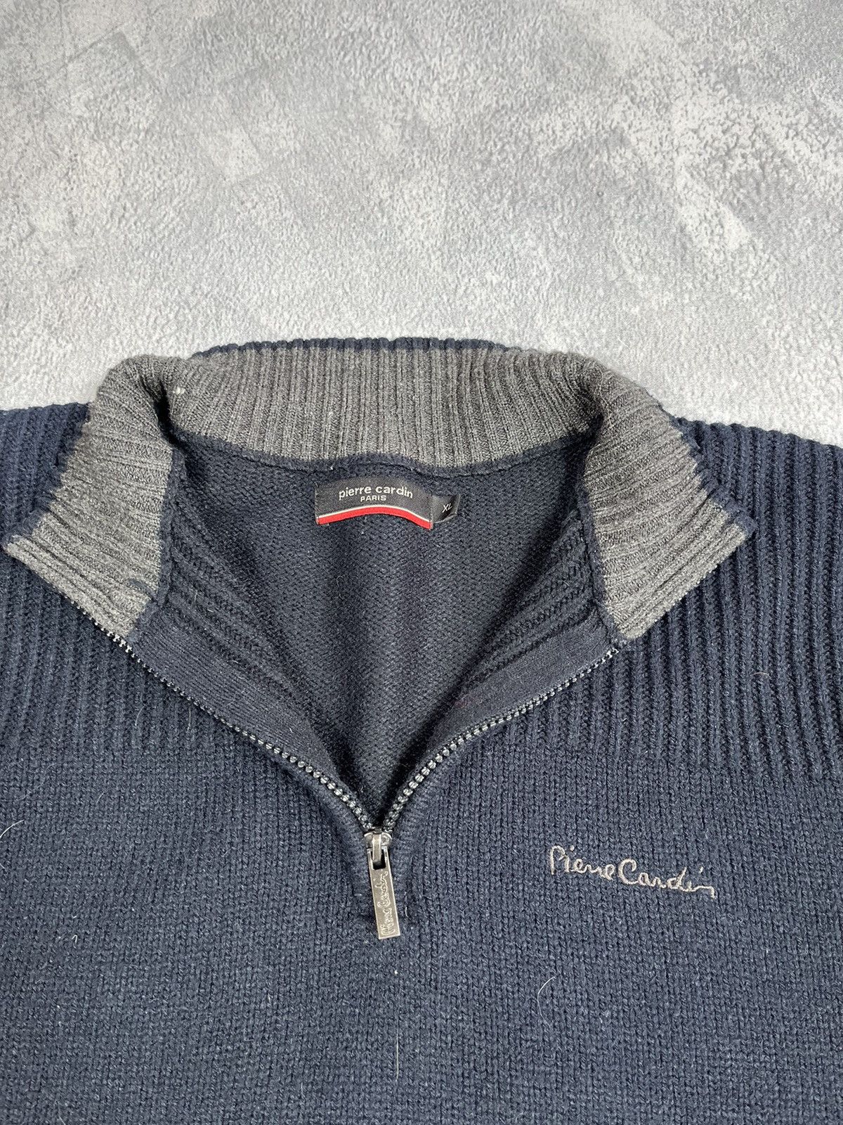 Pierre Cardin × Vintage Vintage Y2K Pierre Cardin 1/4 zip sweater oldmoney style XL Size US XL / EU 56 / 4 - 5 Thumbnail