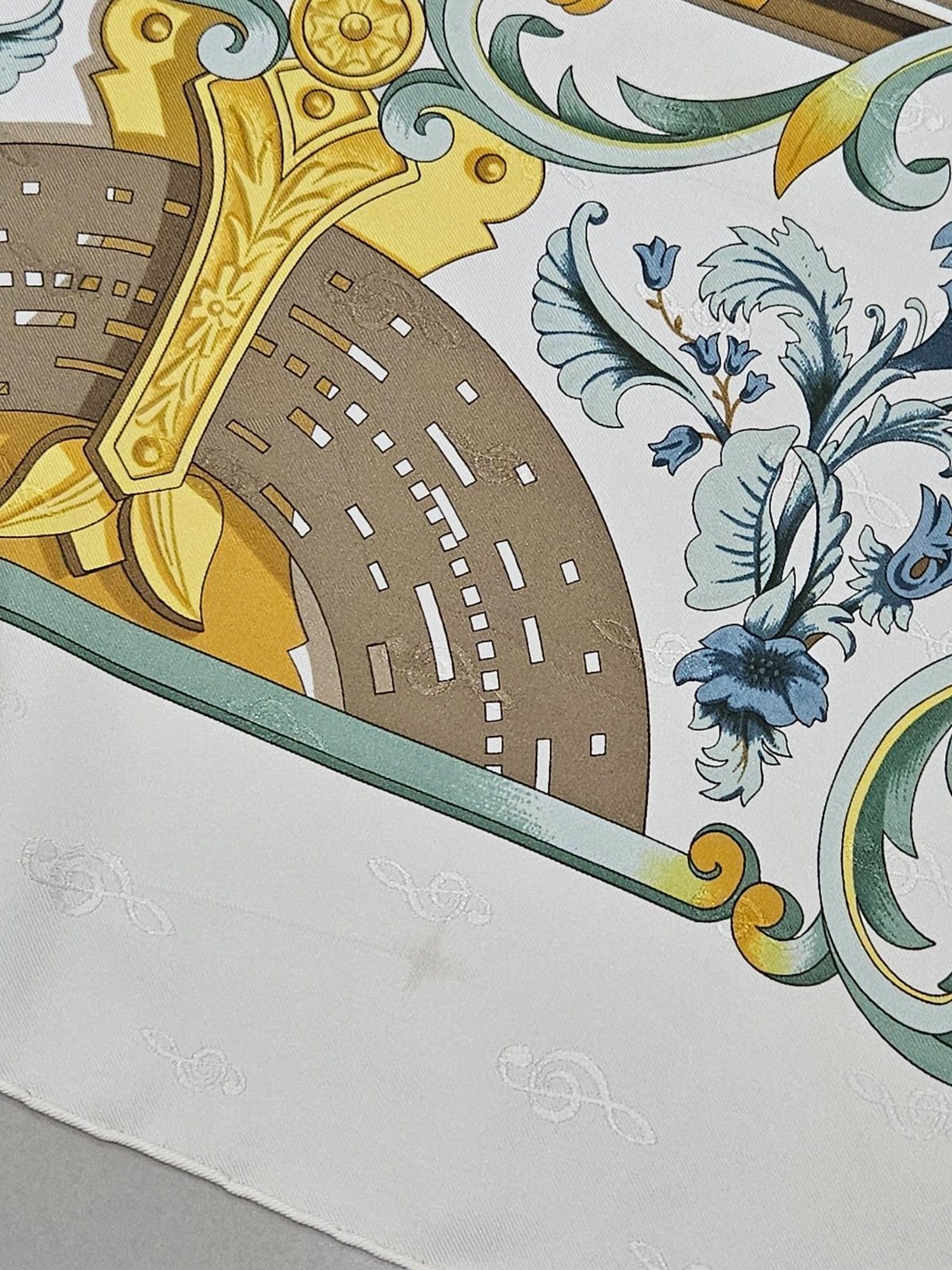 Hermes Hermes Orgauphone et Autres Mecaniques Silk Scarf Size ONE SIZE - 9 Thumbnail