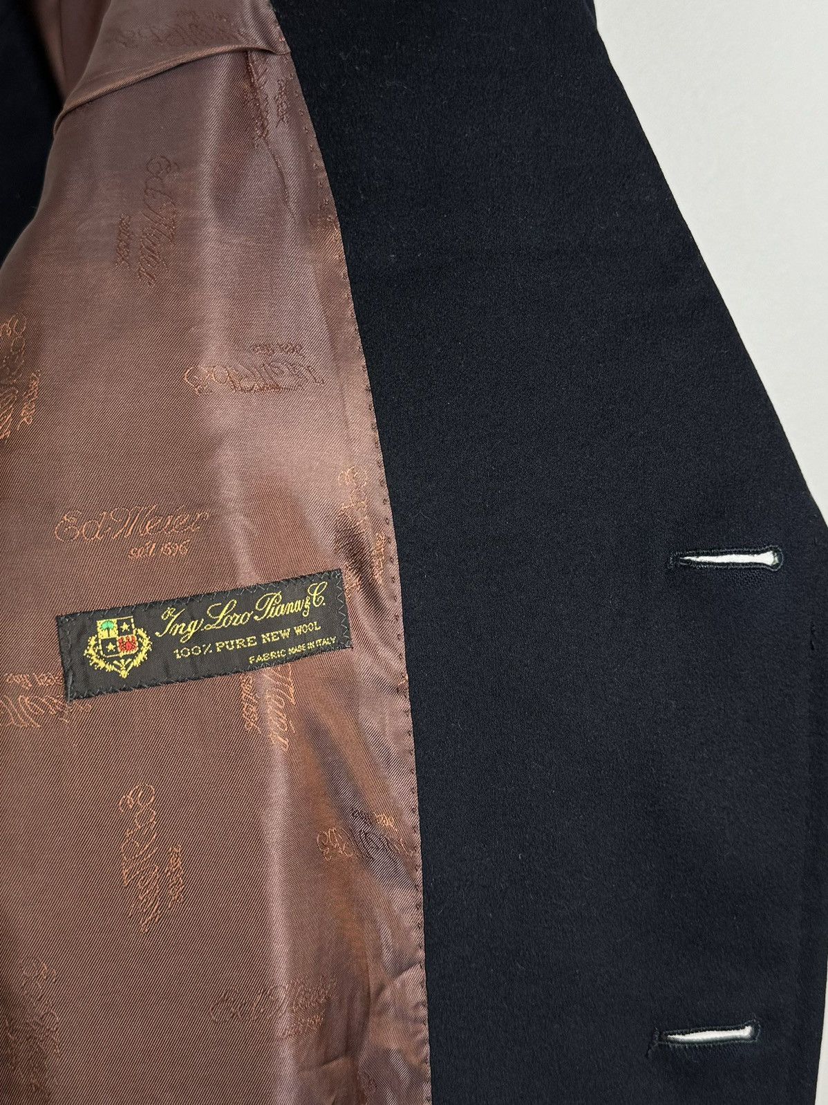Loro Piana × Vintage Vintage wool coat Loro Piana original luxury streetwear item Size US L / EU 52-54 / 3 - 3 Thumbnail