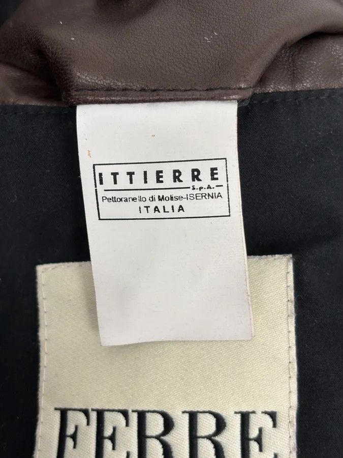 Gianfranco Ferre FW2008 Gianfranco Ferré Brown Quilted Bomber Leather Jacket Size US M / EU 48-50 / 2 - 13 Thumbnail