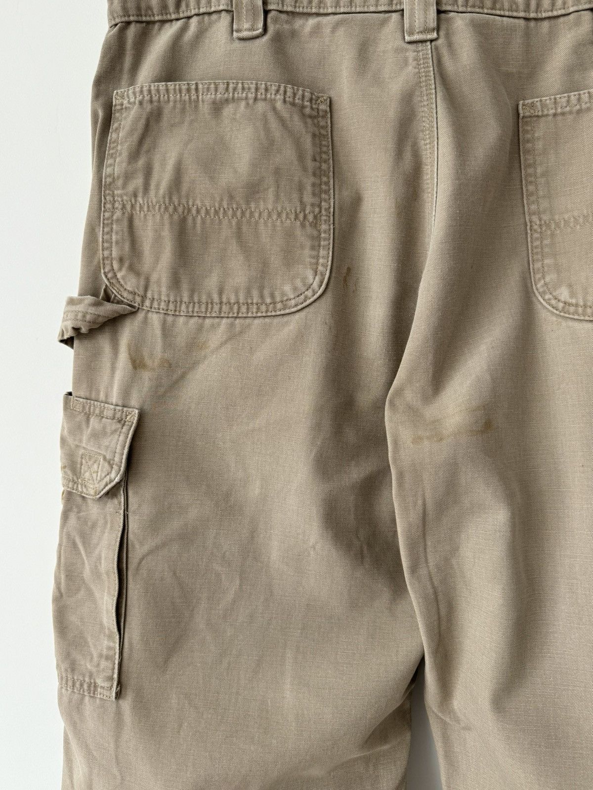 Carhartt × Vintage Vintage Carhartt Work Beige Faded Cargo Pants Size US 38 / EU 54 - 8 Thumbnail