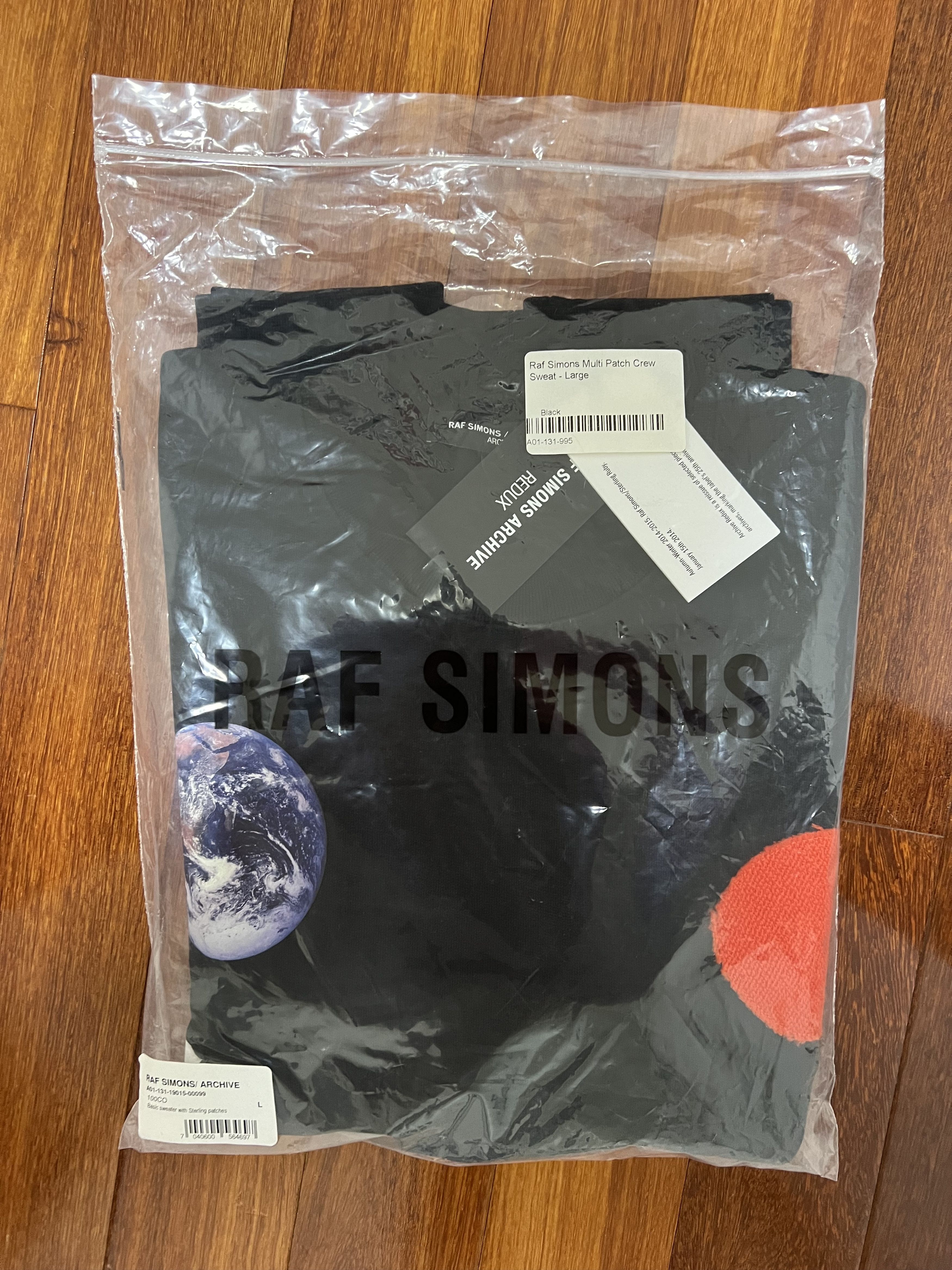 Raf Simons × Sterling Ruby 💚 Raf Simons Redux x Sterling Ruby Sweater With Patches NEW Size US L / EU 52-54 / 3 - 8 Thumbnail