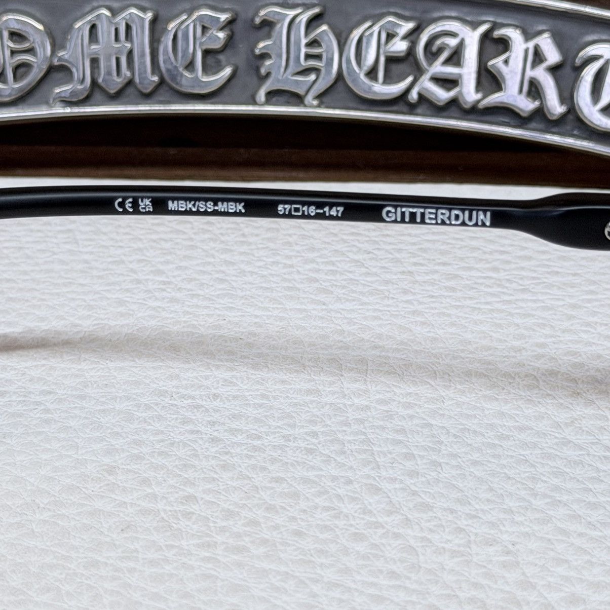 Chrome Hearts Chrome Hearts GITTERDUN 1/1 Sunglasses Size ONE SIZE - 10 Thumbnail