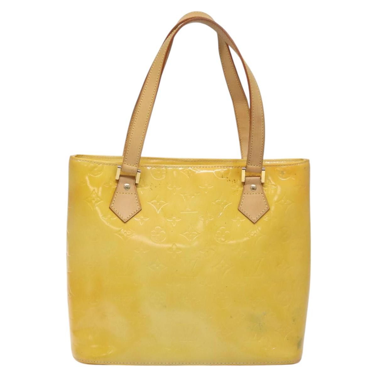 Louis Vuitton LOUIS VUITTON Monogram Vernis Houston Hand Bag Gris M91053 Size ONE SIZE - 2 Thumbnail