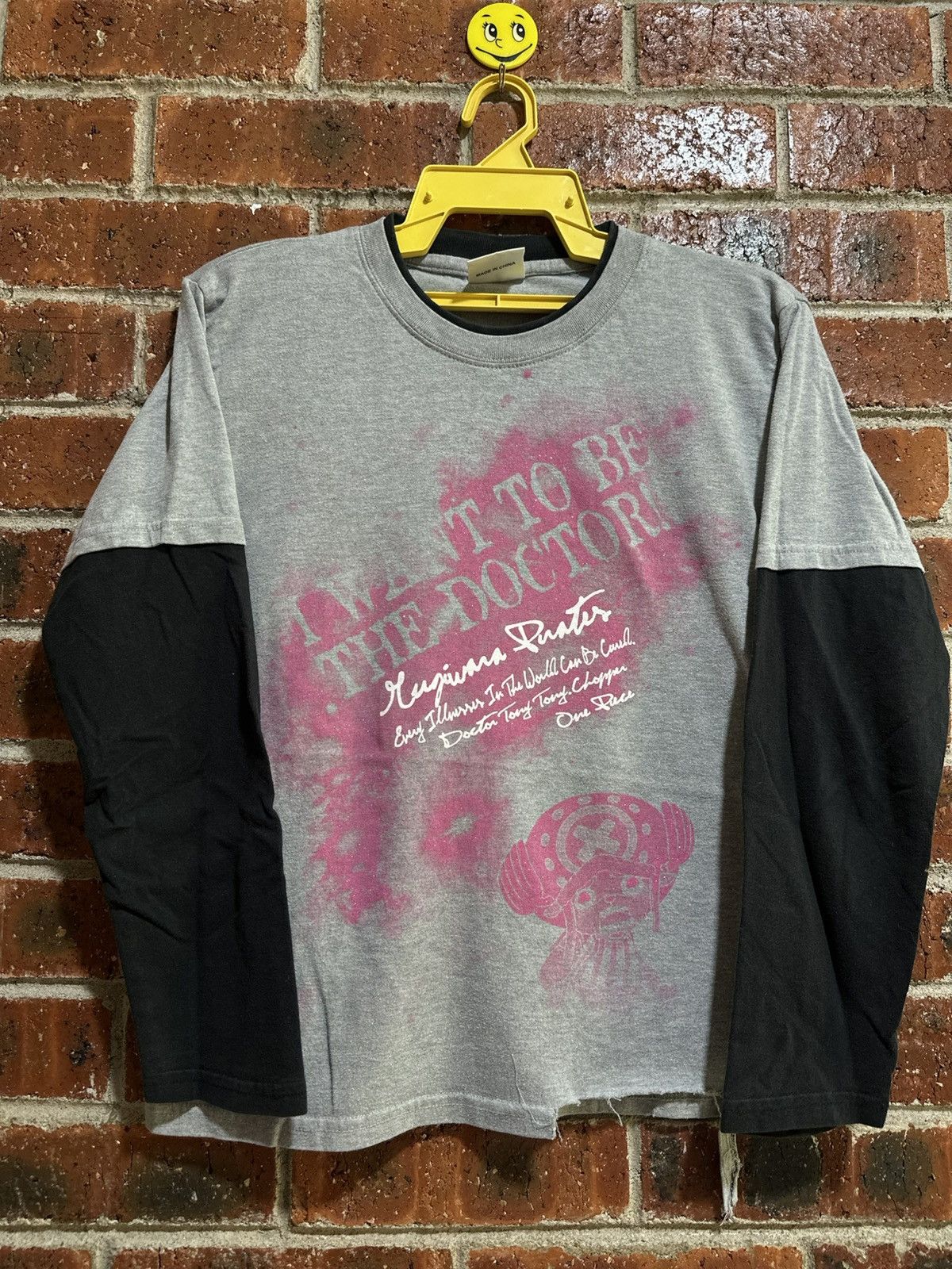 Anime Vintage Romance Dawn For The New World Grunge Faded Tee Size US M / EU 48-50 / 2 - 1 Thumbnail