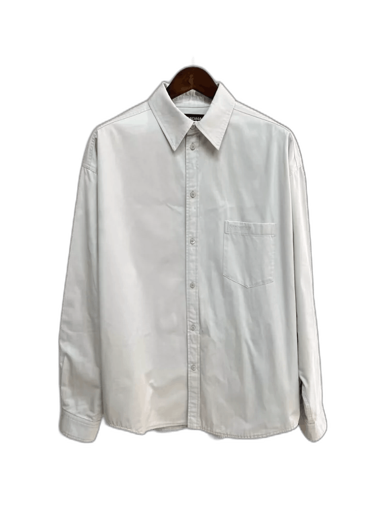 Balenciaga Balenciaga Denim Shirt with Logo Design Size US L / EU 52-54 / 3 - 1 Thumbnail