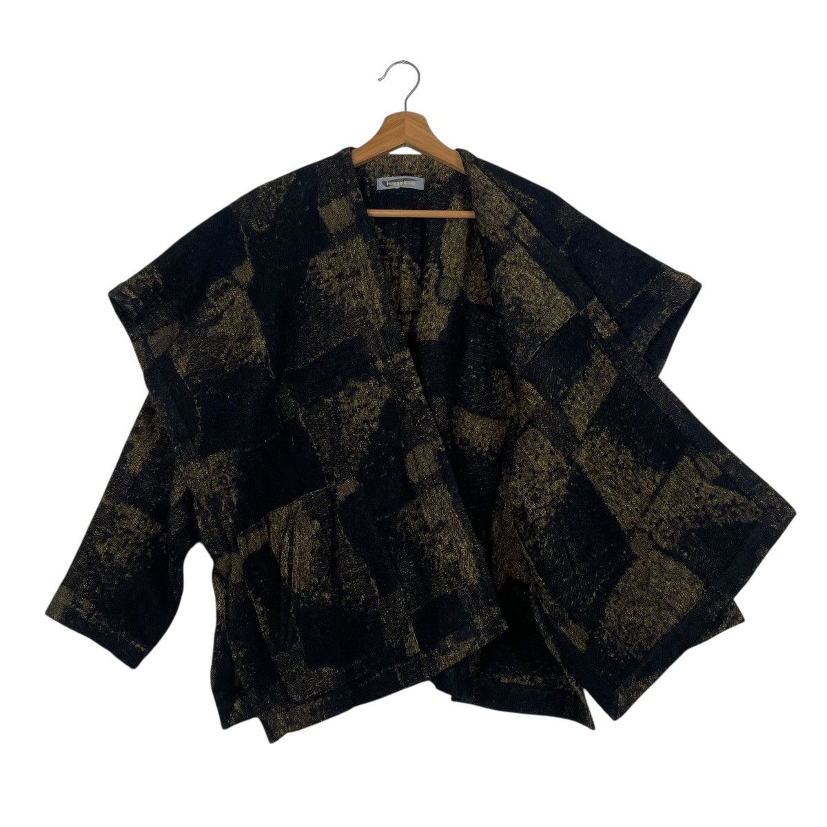 Issey Miyake Vintage 80s Issey Miyake Asymmetrical Wool Jacket Size US M / EU 48-50 / 2 - 9 Thumbnail