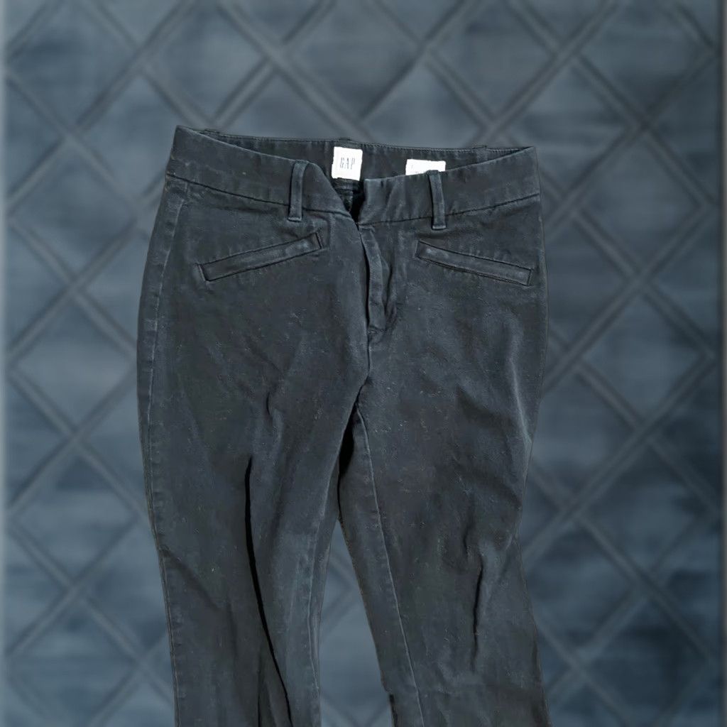 Gap Women's Gap Signature Curvy Skinny Ankle Pants Black Formal Sz 2 Size 26" / US 2 / IT 38 - 1 Thumbnail