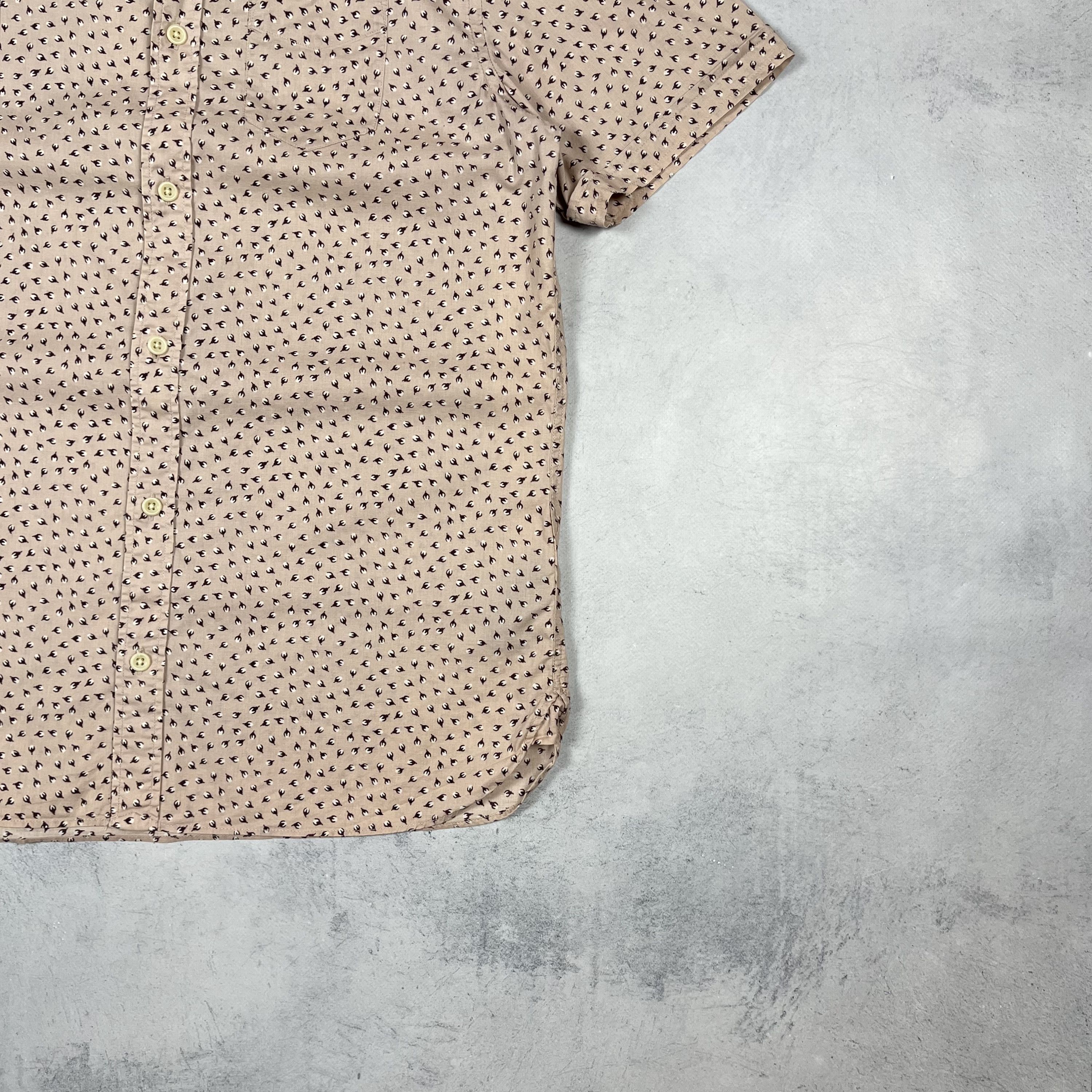 Allsaints Designer AllSaints Bulb Button Up Short Sleeve Shirt Size US S / EU 44-46 / 1 - 4 Thumbnail