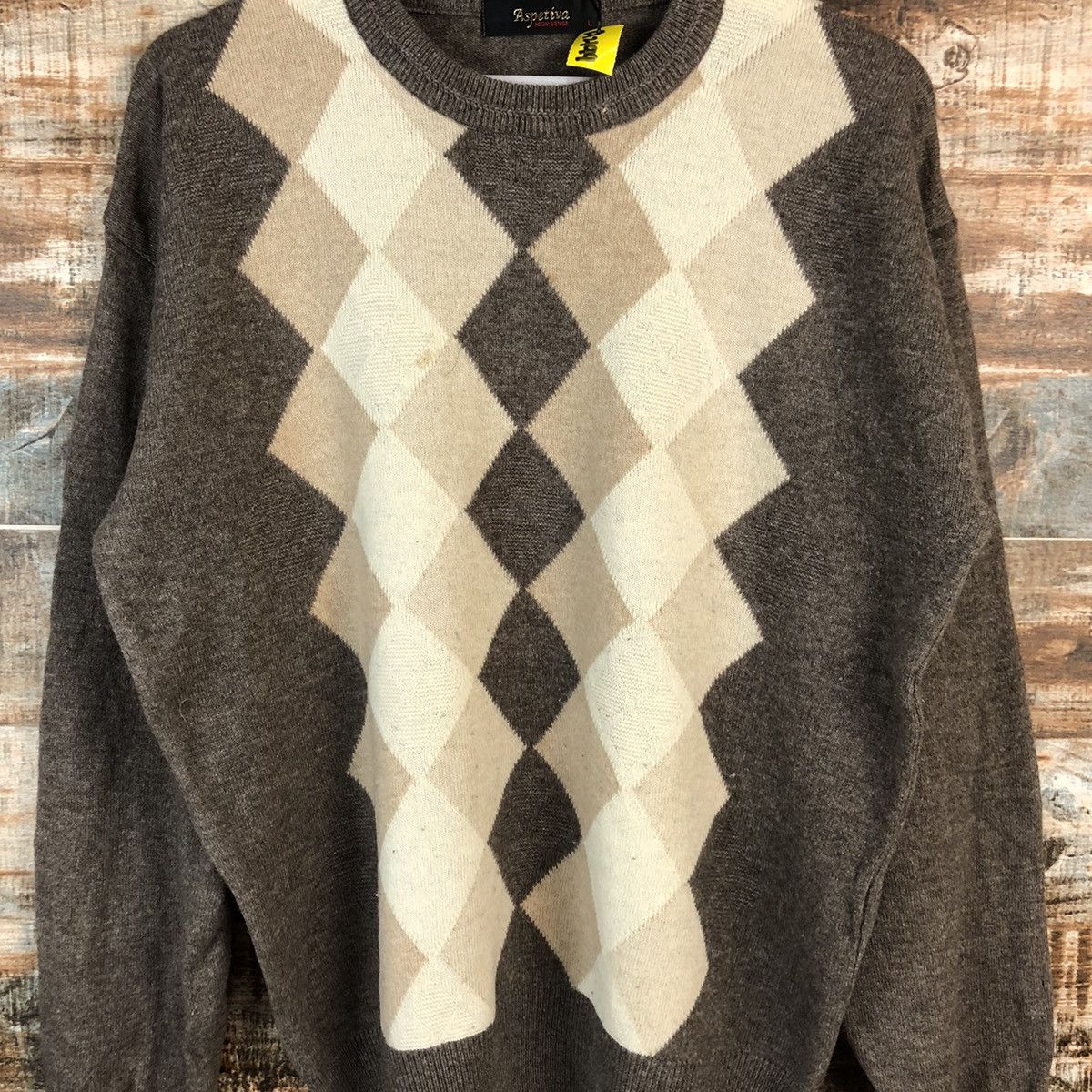 Homespun Knitwear Aspetiva Brown vintage Knitwear #A2199 Size US L / EU 52-54 / 3 - 9 Thumbnail