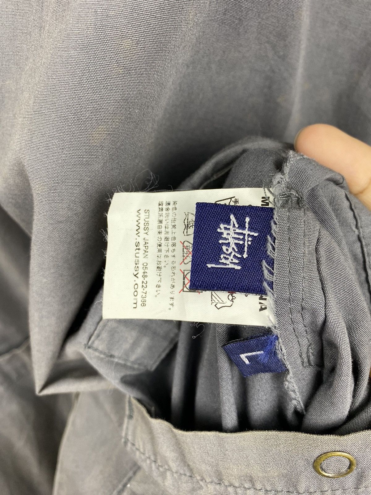Stussy 🔥Vintage Rare STUSSY Reversible Cargo Bomber Jacket Size US L / EU 52-54 / 3 - 12 Thumbnail