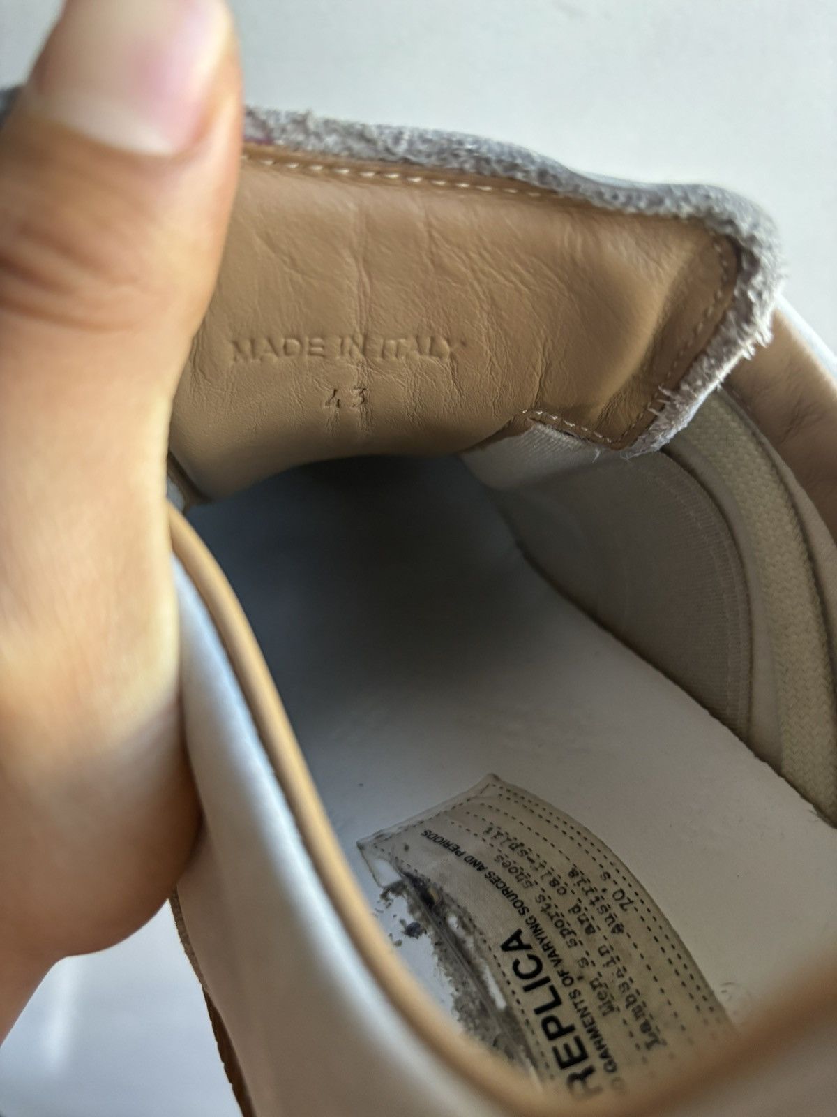 Maison Margiela Maison Margiela GAT Replica Paint Splatter White Size US 10 / EU 43 - 8 Thumbnail