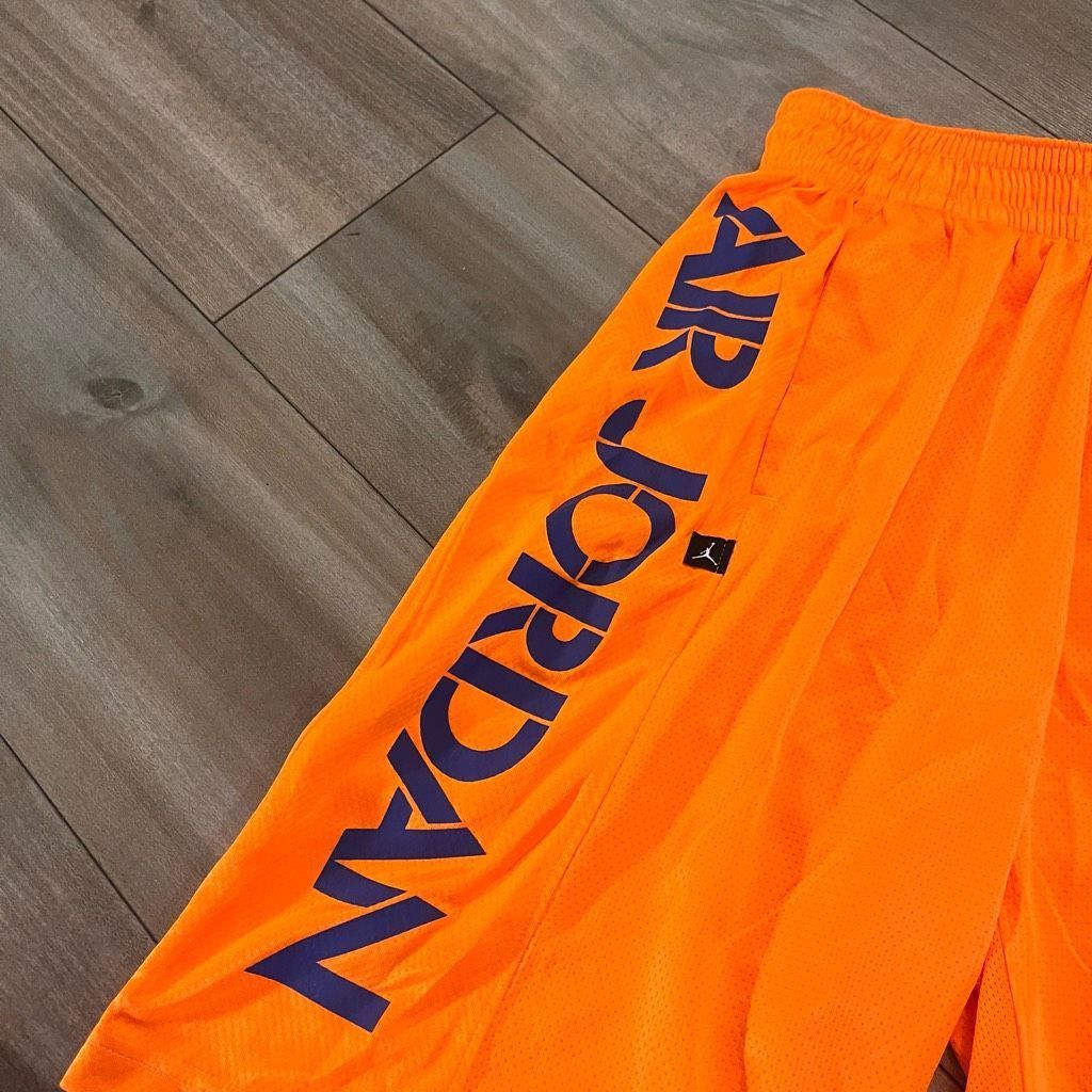 Jordan Brand Air Jordan Orange Athletic Workout Shorts Men Small Bin O-0 Size US 30 / EU 46 - 3 Thumbnail