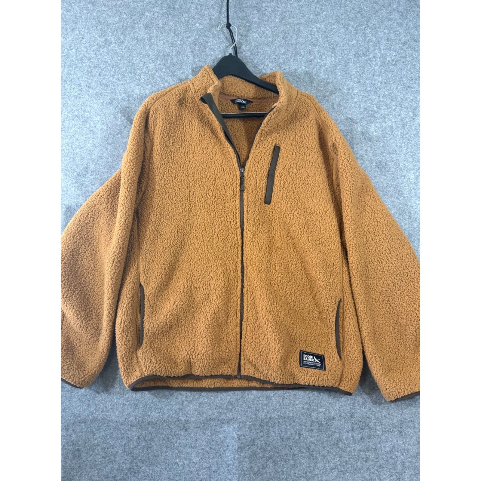 Eddie Bauer Eddie Bauer Jacket Mens L Brown Soft Cozy Fleece Full Zip Outdoor Winter Size US L / EU 52-54 / 3 - 3 Thumbnail
