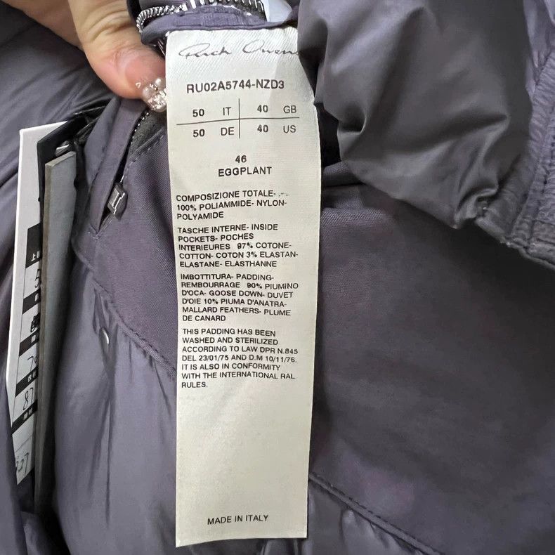 Rick Owens Rick Owens Down jacket with neck-2505 Size US XL / EU 56 / 4 - 3 Thumbnail