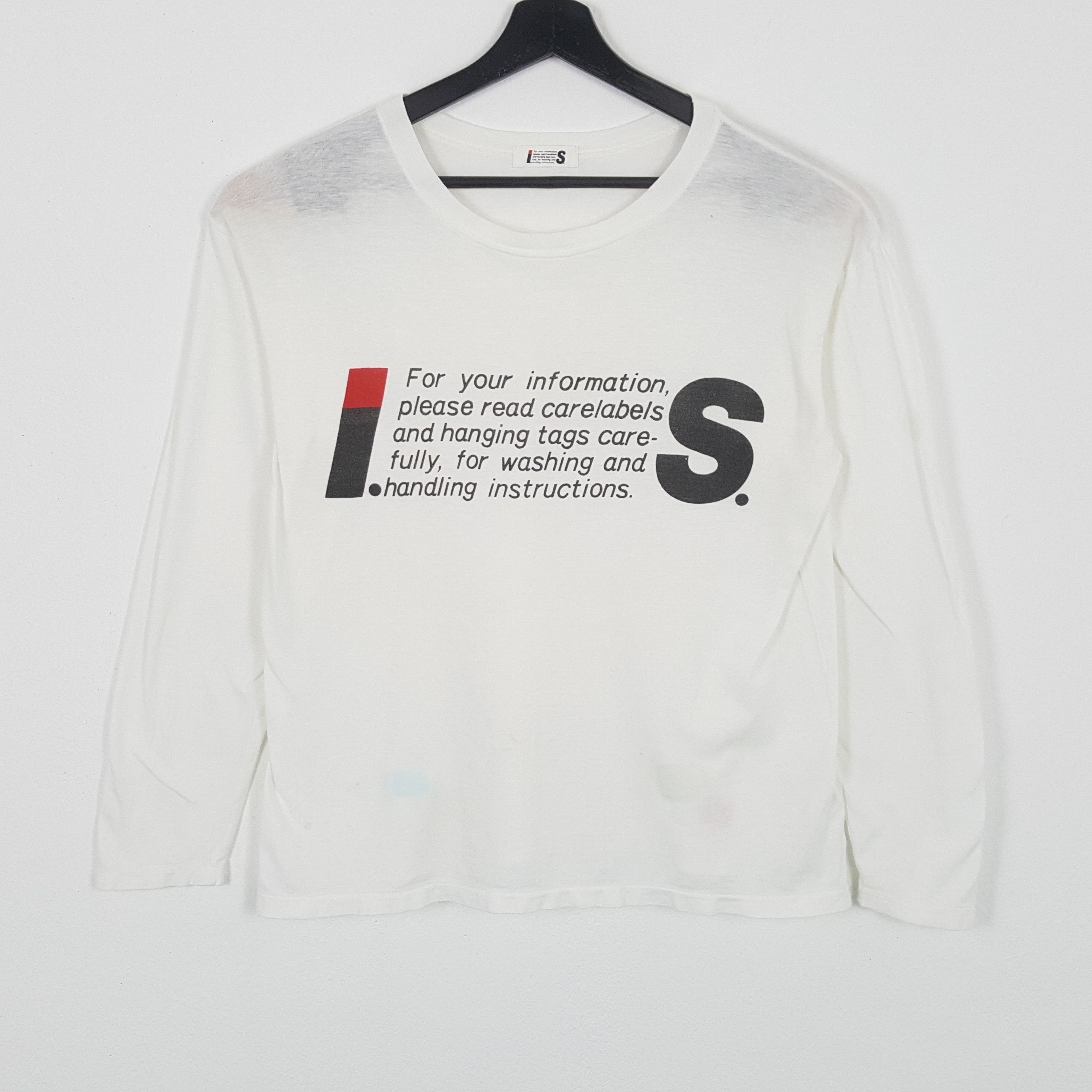 I.S. ISSEY MIYAKE Designer Brand Long Sleeve Tshirt