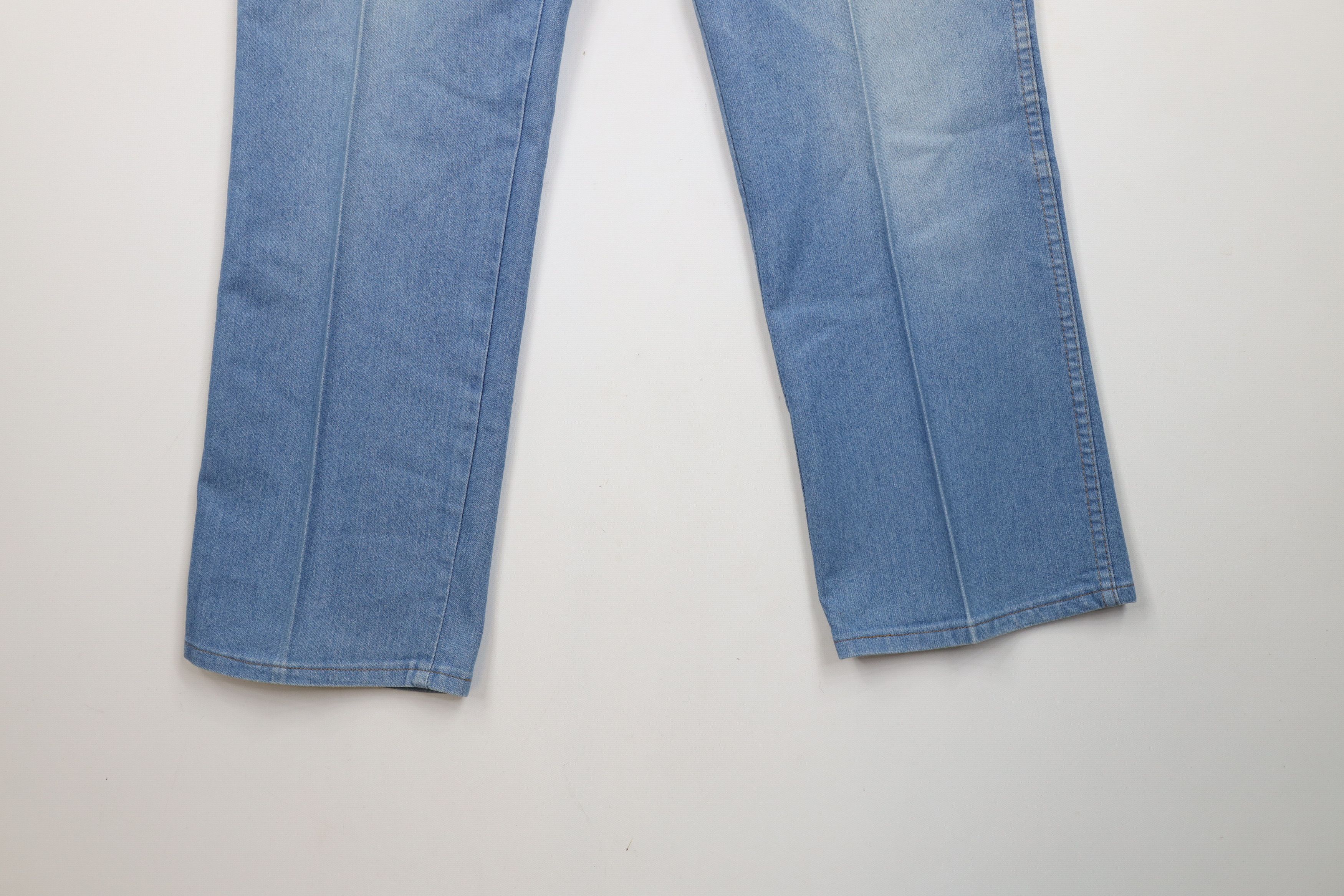 Vintage × Wrangler Vintage 90s Wrangler Flared Wide Leg Denim Jeans Blue Size US 36 / EU 52 - 4 Thumbnail