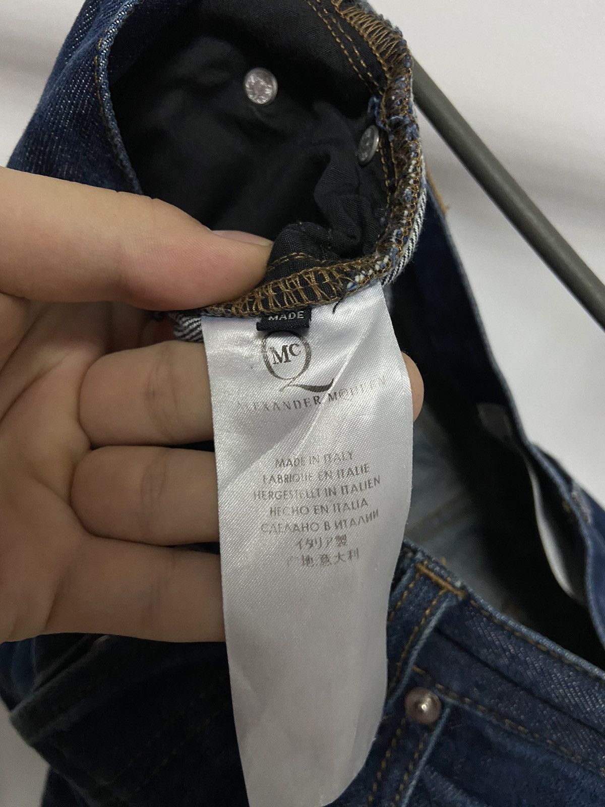 Alexander McQueen × Vintage Alexander McQueen Vintage jeans pants pocket Logo luxury Size US 32 / EU 48 - 8 Thumbnail